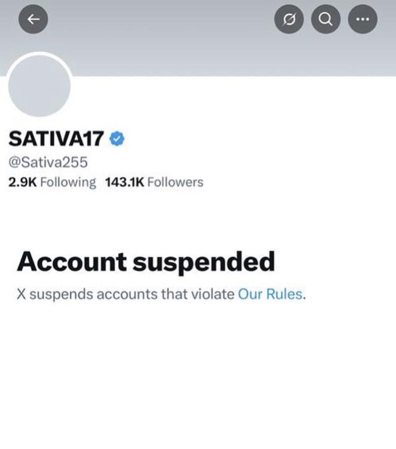Hey <a href="/elonmusk/">Elon Musk</a> <a href="/Support/">Support</a> please reinstate human rights defender @sativa255’s account. Sativa is a victim of political persecution. Silencing him is tantamount to silencing truth.
#UnsuspendSativa255 #FreedomOfSpeech
