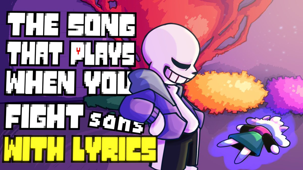 The Song That Plays When You Fight Sans WITH LYRICS is OUT NOW !!!!!! check it out here!: youtube.com/watch?v=KfZEaU…
thumbnail by <a href="/Lycro_/">Lycro</a>