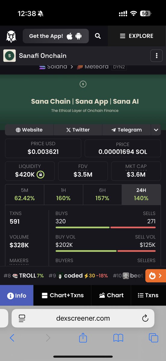 Fjnkia's tweet photo. $sana cap vẫn còn bé với dự án partner với #circle. 
Trend Stable coin, 
Tiếp nối với Plasma. 
50M soon. 
100M gonna 
Ca: 5dpN5wMH8j8au29Rp91qn4WfNq6t6xJfcjQNcFeDJ8Ct https://t.co/BKsjDtxjVp