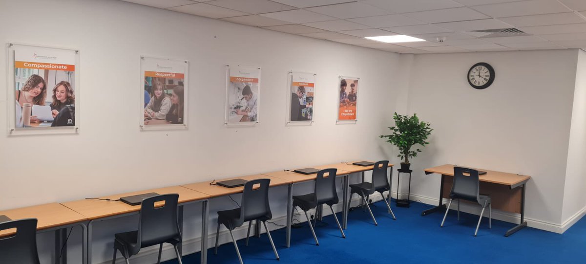 ChapeltownAcad's tweet image. Shhh… 🤫 Our new Silent Study Room is open!
Created from your feedback ✅
For staff & students ✅
All day, every day ✅
#StudySpace #StudentVoice