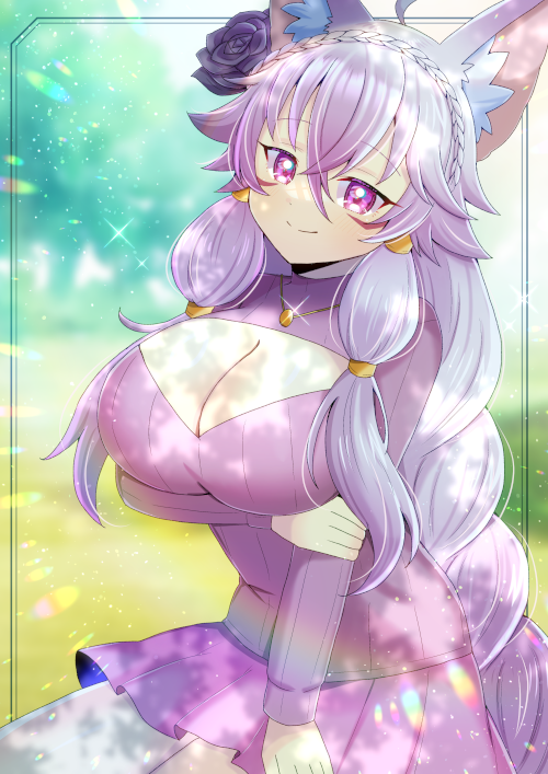 「Serory(#Toshiko_Tsubaki)さんのOC、Shirayukiさ」|ヒヨヨ@skeb募集中のイラスト