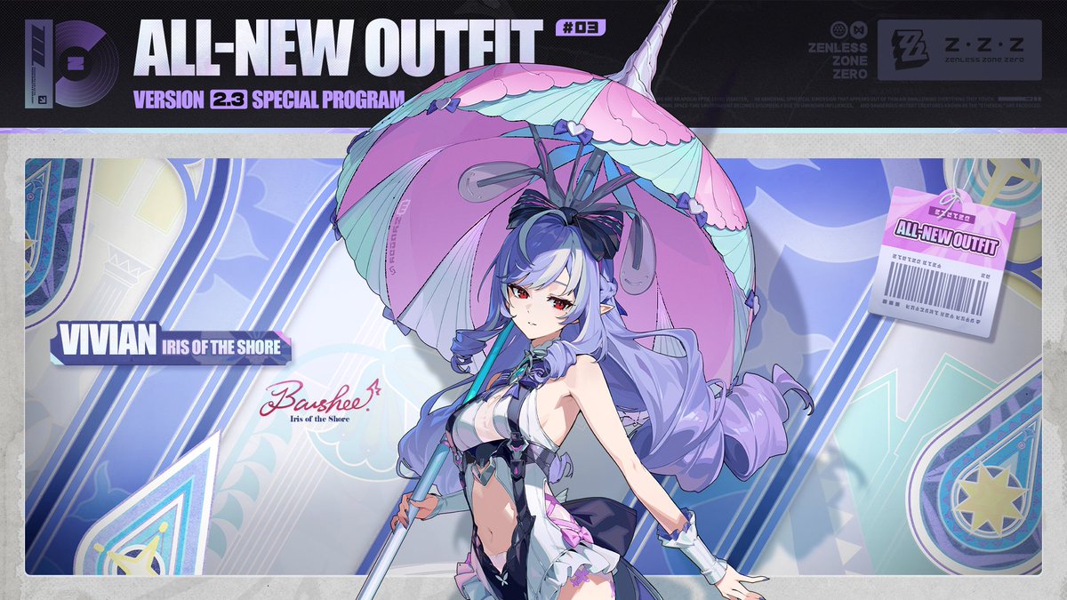 ZZZ_EN's tweet image. Zenless Zone Zero Version 2.3 "Memories of Dreams Bygone" Special Program | Intel Report
New Agents Lucia, Yidhari, and Komano Manato will be coming soon, along with new story content and gameplay events! All of this will be waiting for you in Version 2.3. Stay tuned, Proxies!…