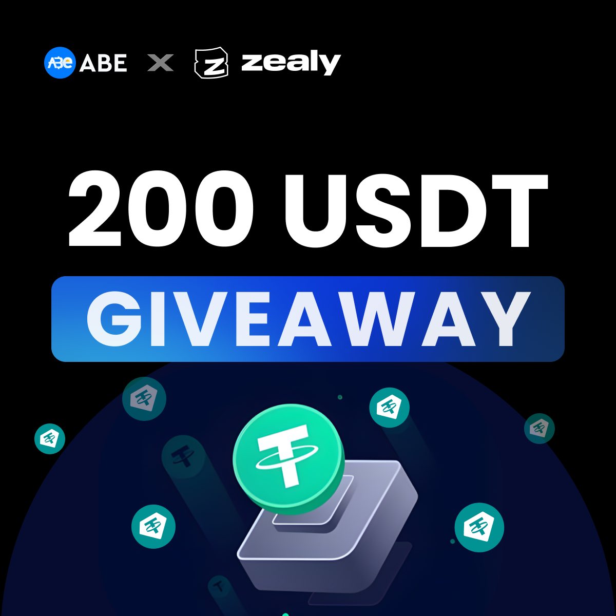📣 Zealy campaign is ongoing 🔥

🚀 Split 200 USDT Among Top30  🚀
🎯Complete quests to get xp and climb the leaderboad!!
🔗 Join Now: zealy.io/cw/abedao/invi…

🔥 Event Period: Sep 29, 1PM – Oct 9, 1PM (UTC）
💰 Prize Pool: 200 USDT for Top30 winner on the leaderboard!

Reward