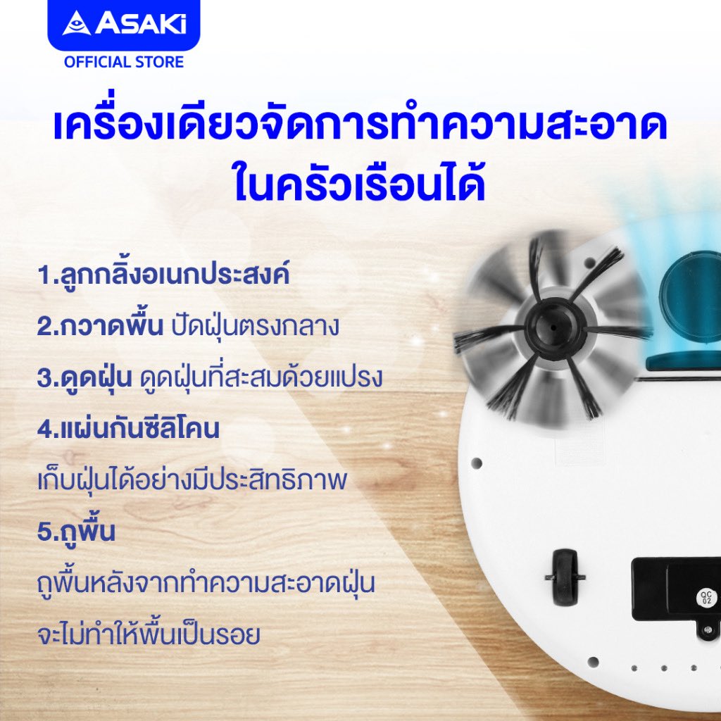 Aey_Ticha's tweet image. 🍊 s.shopee.co.th/10tu4T2dSI

🌟 หุ่นยนต์ดูดฝุ่น 3 IN 1 กวาด ดูด ถู ถูกใจสายแม่บ้านแบบเราเลยค่ะ สะดวก แถมราคายังสบายกระเป๋าอีกน้า ✨ 

#หุ่นยนต์ดูดฝุ่น #robot #robotcleaning #หุ่นยนต์ #หุ่นยนต์ดูดฝุ่นมินิ #อุปกรณ์ทำความสะอาด #ของดีบอกต่อ