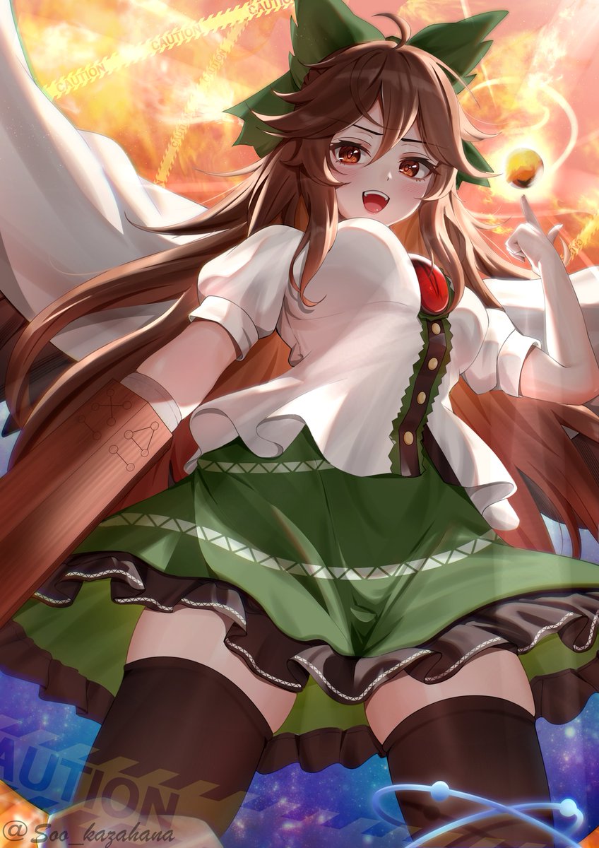 Soo_kazahana's tweet photo. お空 #東方Project https://t.co/U4XZVXF9xi