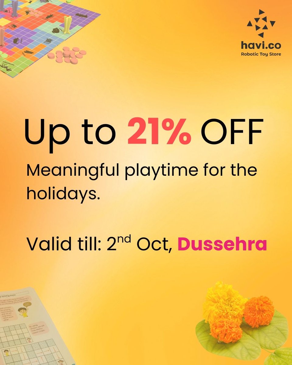 MadeByHavi's tweet photo. 🎁 Gifting #kids for a reason – #Dussehra is here! 🏹
And so the sale is…!

💥 Choose from our diverse range of creativity toys👇
🔗 https://t.co/FJJ5VsY8PQ
 
Greetings of the #durgaashtami &amp; Dussehra..!

#Navratri #Dussehra2025 #FestiveSale #CreativePlay https://t.co/MPvBOM3QCu