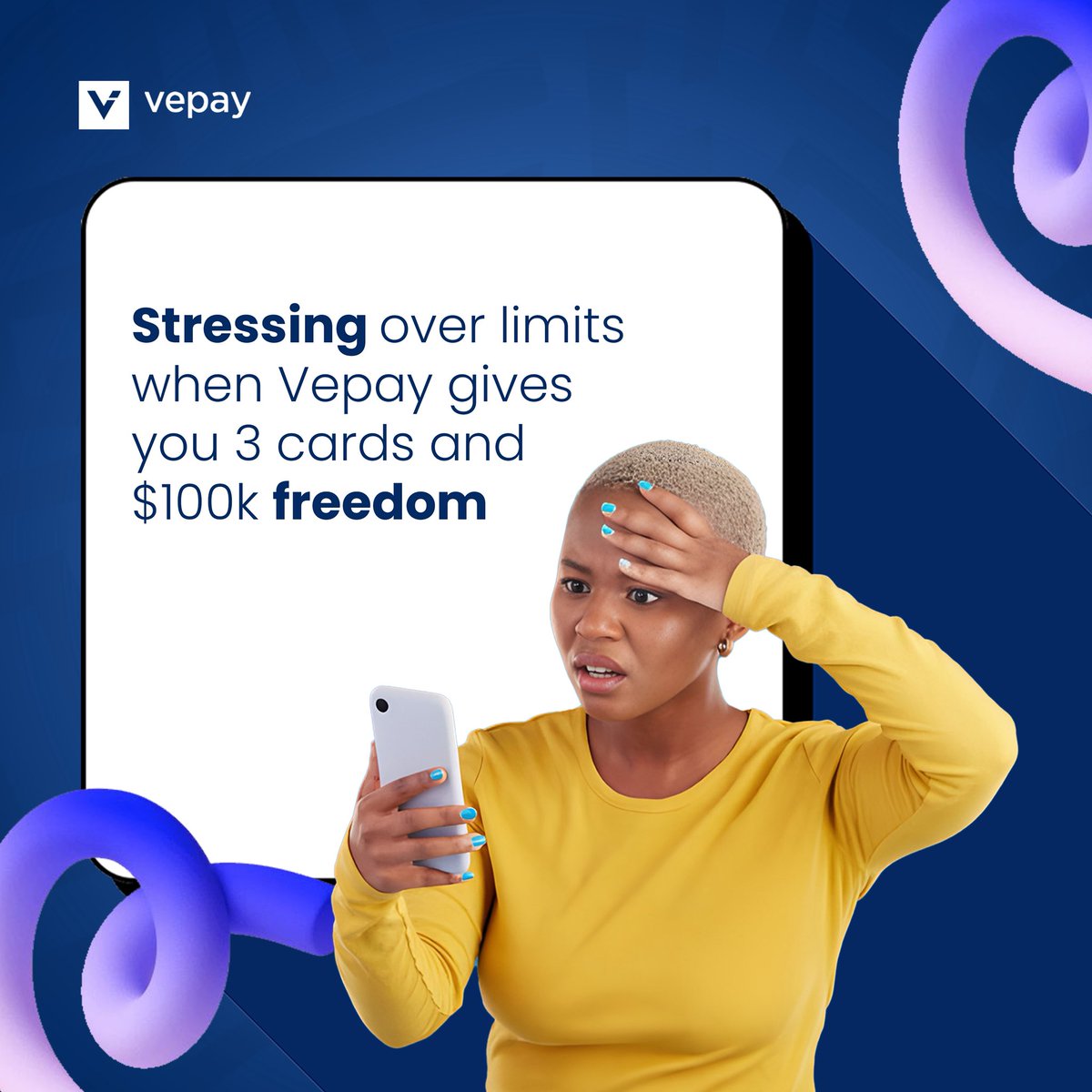 vepayhq's tweet image. Happy new week!💙
Keep your payments simple and seamless with Vepay.
#Vepay
#HappyNewWeek
#Paymentsolution