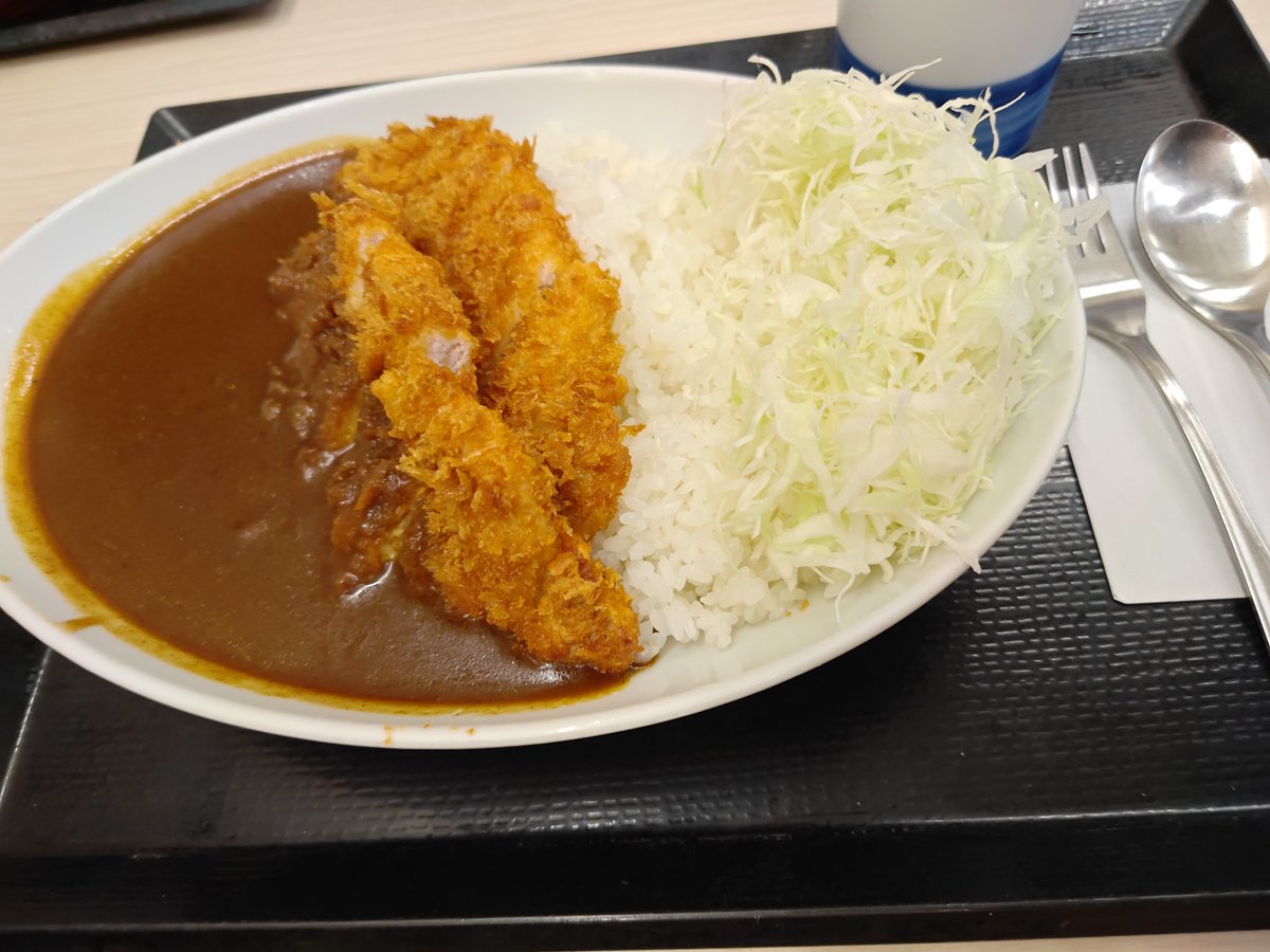Double katsu curry order costs 7 bucks in Japan at random ass place, why do I live in America I don't even own a gun