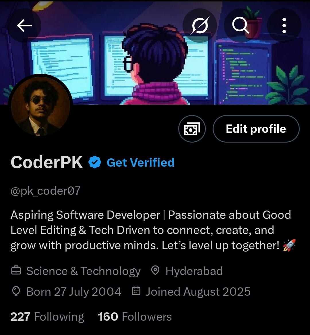 pk_coder07's tweet image. Following back everyone till I reach 500 followers 

#Letsconnect #Dsa #webdev