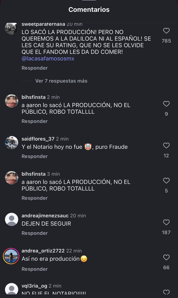 AL PUBLICO NO LO ENGAÑAN.

Las redes oficiales de LCDLF estan INUNDADAS de la palabra FRAUDE.

AARON MERCURY tuvo desacuerdos hace unas semanas y esto le salió muy caro.

FRAUDE TOTAL 

#LaCasaDeLosFamososMx