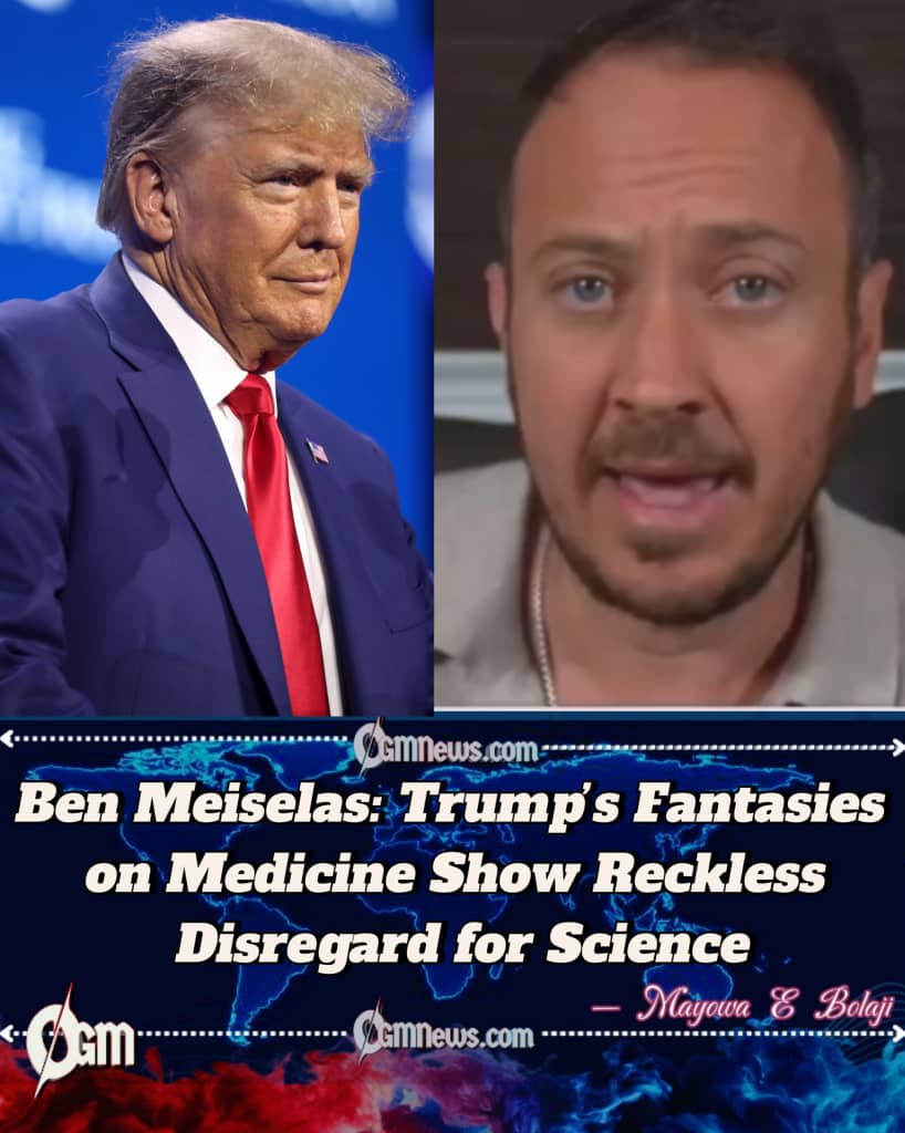 OGM_News's tweet image. Ben Meiselas calls out President Trump for spreading “deranged” myths about alien tech and medicine. Public safety should never be a political game. #Trump #HealthMisinformation #BenMeiselas

Mayowa Bolaji for OGM News 👇🏾

ogmnews.com/ben-meiselas-t…