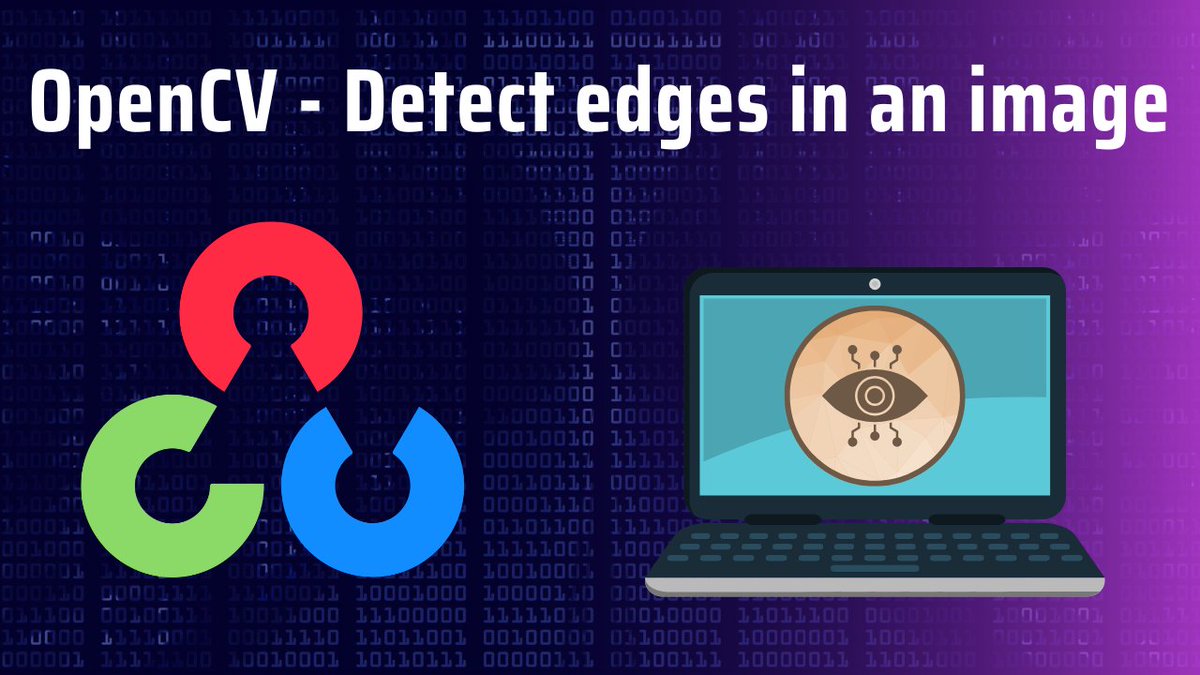 dw_amit's tweet image. Detect edges in an image with OpenCV:
studyopedia.com/opencv/edge-de…

#opencv #computervision #studyopedia #opencvtutorial