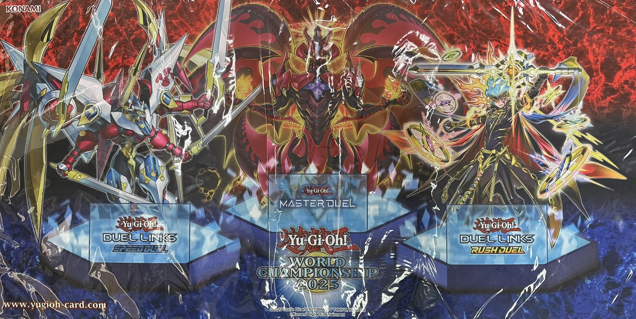 遊戯王　wcs2025 ブルーアイズタイラントドラゴン　公式　プレイマット 遊戯王 wcs2025 ブルーアイズタイラントドラゴン 公式 プレイマット