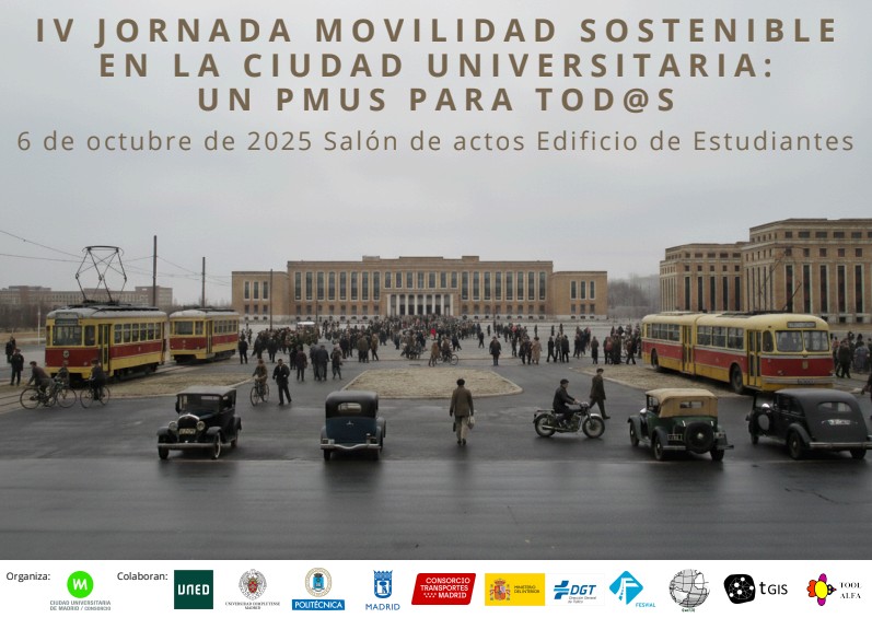 Llega la IV Jornada de #MovilidadSostenible en CIU, con la presentación del Plan de Movilidad de la Ciudad Universitaria. El rector de la #UPM, Óscar García Suárez, participará en la inauguración.
🗓️6/10 | 9:30h
📍Edificio de Estudiantes UCM
short.upm.es/w4jo4
#somosUPM
