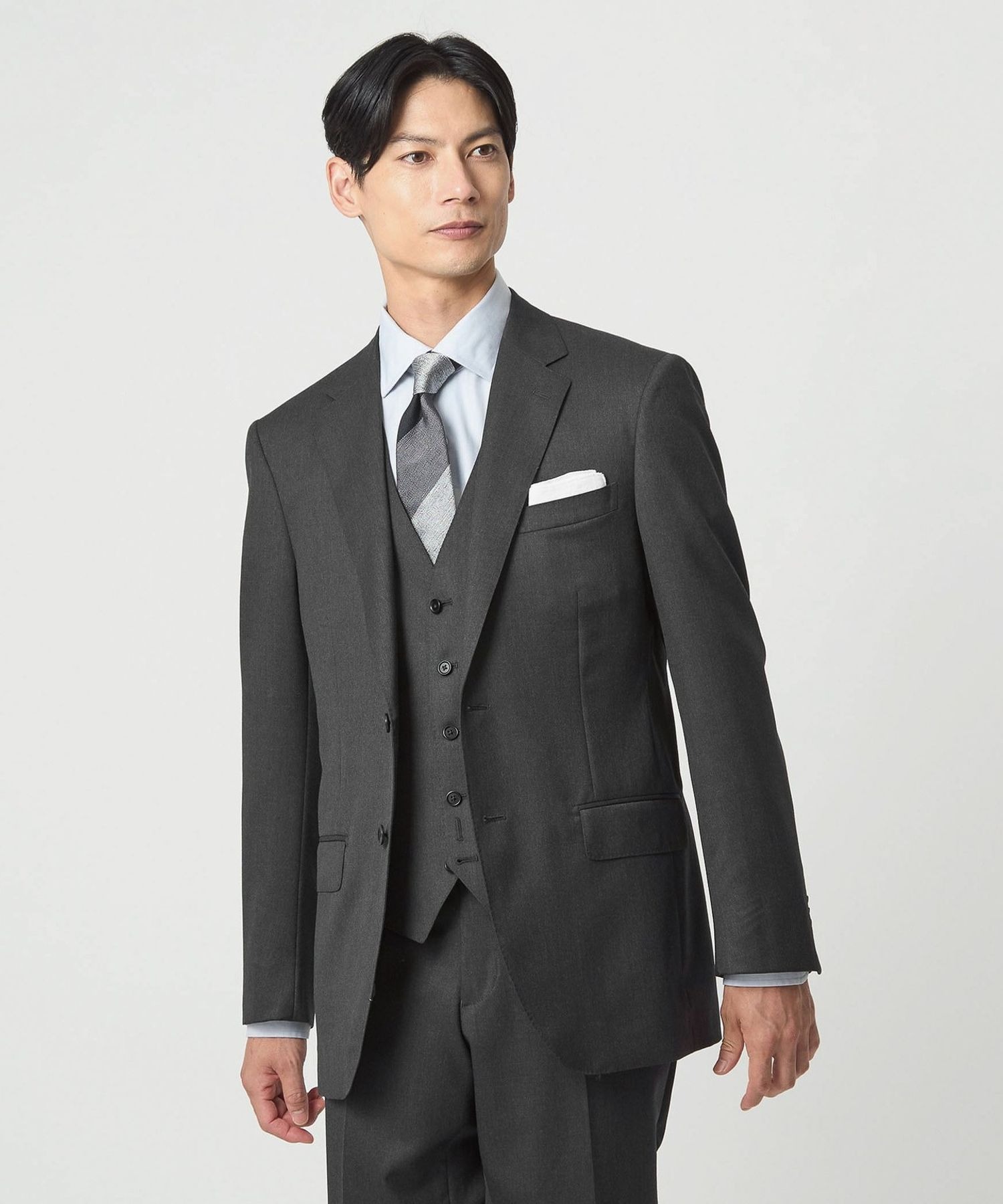 極美品【最高峰】REDA グリーンレーベルリラクシング 3ピース スーツ green label relaxing グリーンレーベルリラクシング REDA