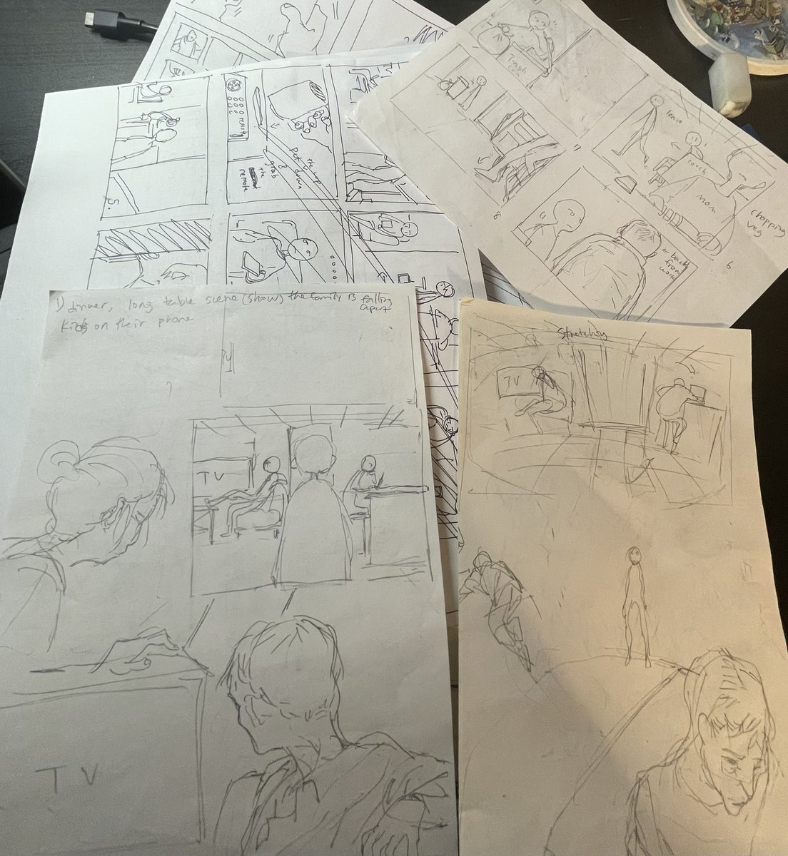 misomackerel01's tweet image. storyboarding is so hard
