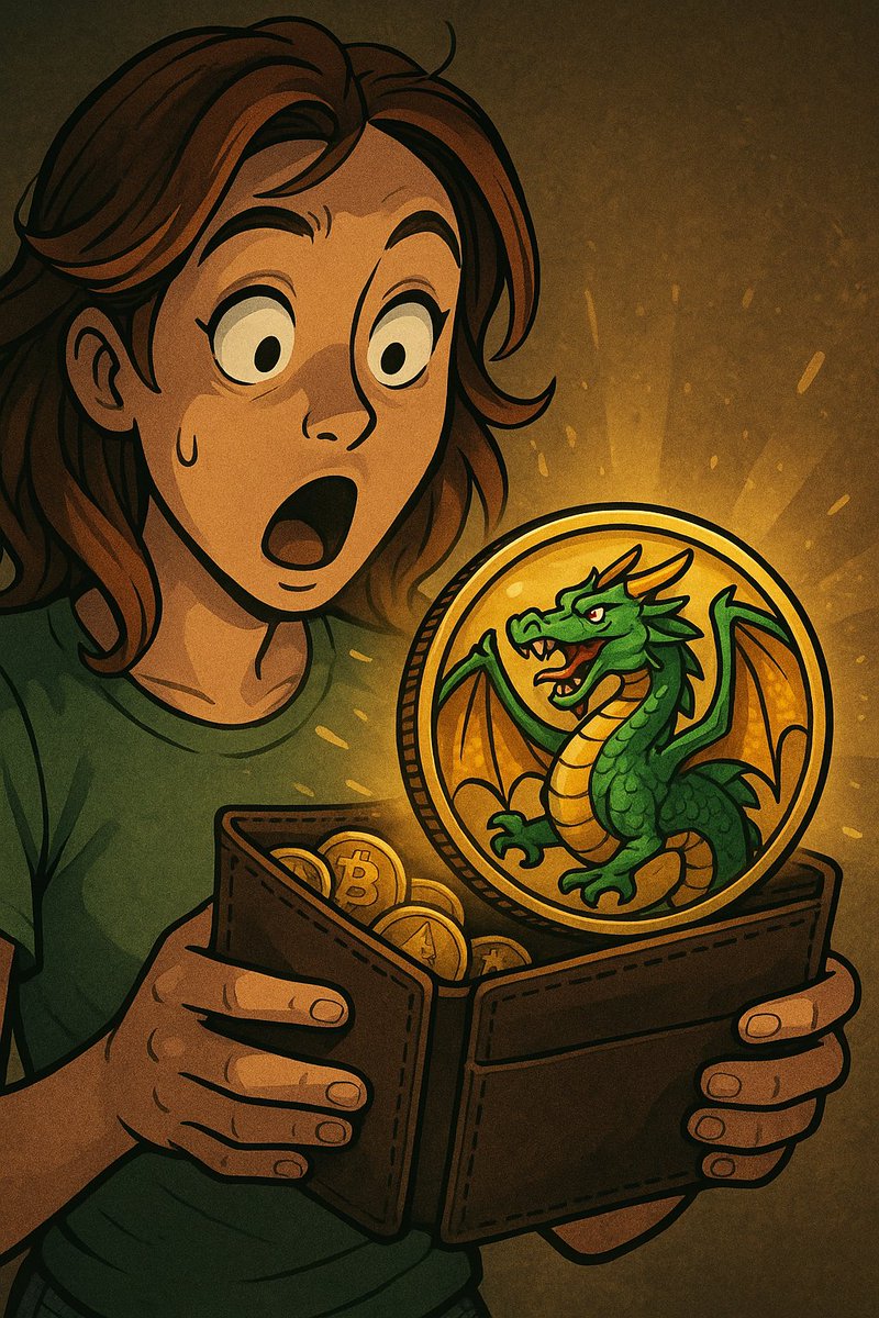 OfficialDGTRON's tweet image. Current mood: Baby Dragon trying to decode crypto trends while holding my $DGTRON 🐉😅 #CryptoForDummies