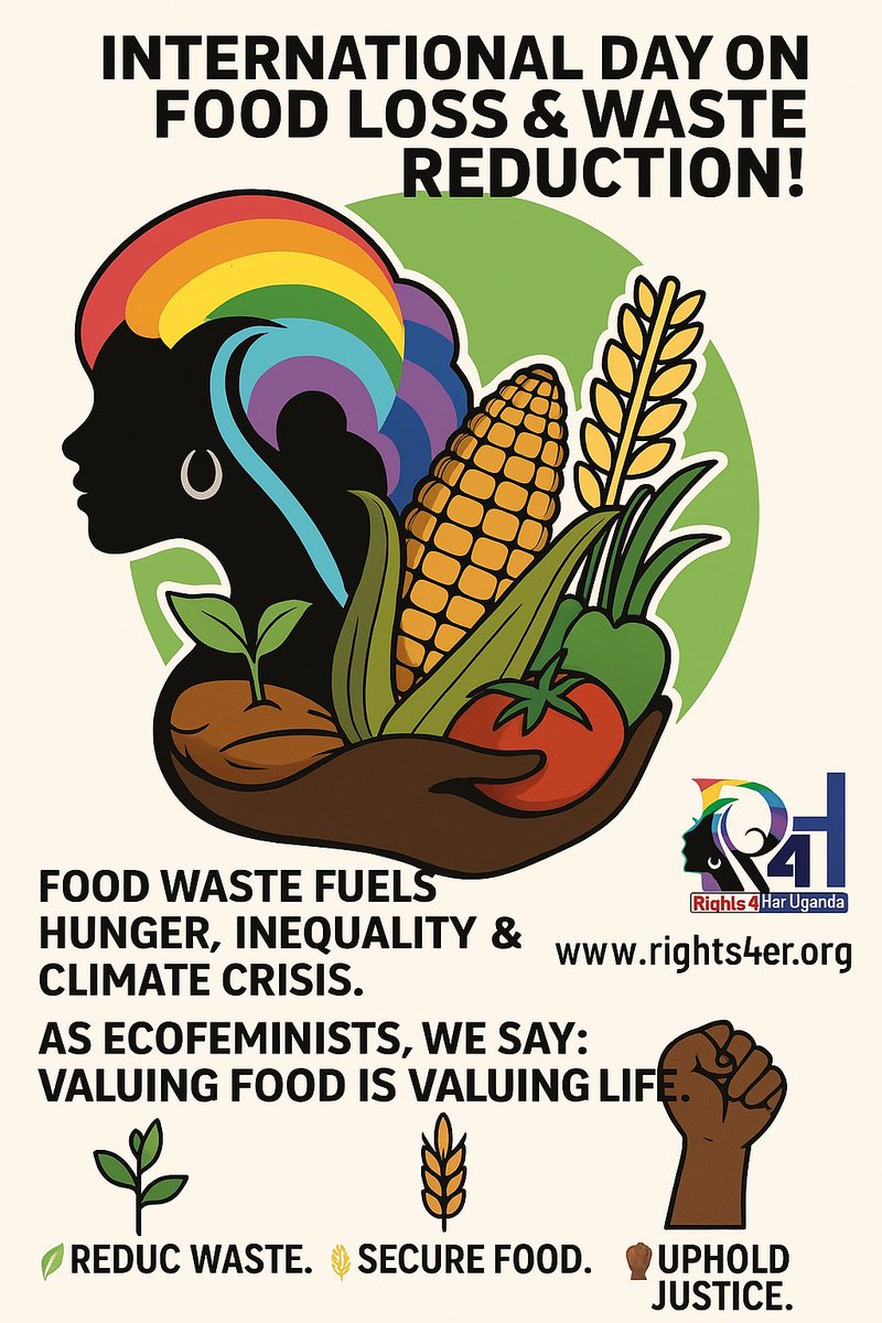 🌱 Every day, 3 out of 10 Ugandans go without enough and quality food.

#FoodLossandWaste not only deepens hunger but also worsens inequality and drives climate crises, impacting women, girls, and marginalized communities the most

#FoodLossAndWasteReduction
#EcofeministsHealing