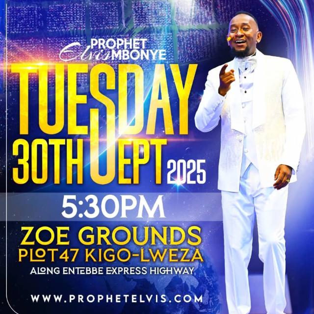 It is possible to have something spiritual—physically; something that you can see and yet it is spiritual.
#ProphetElvisMbonye