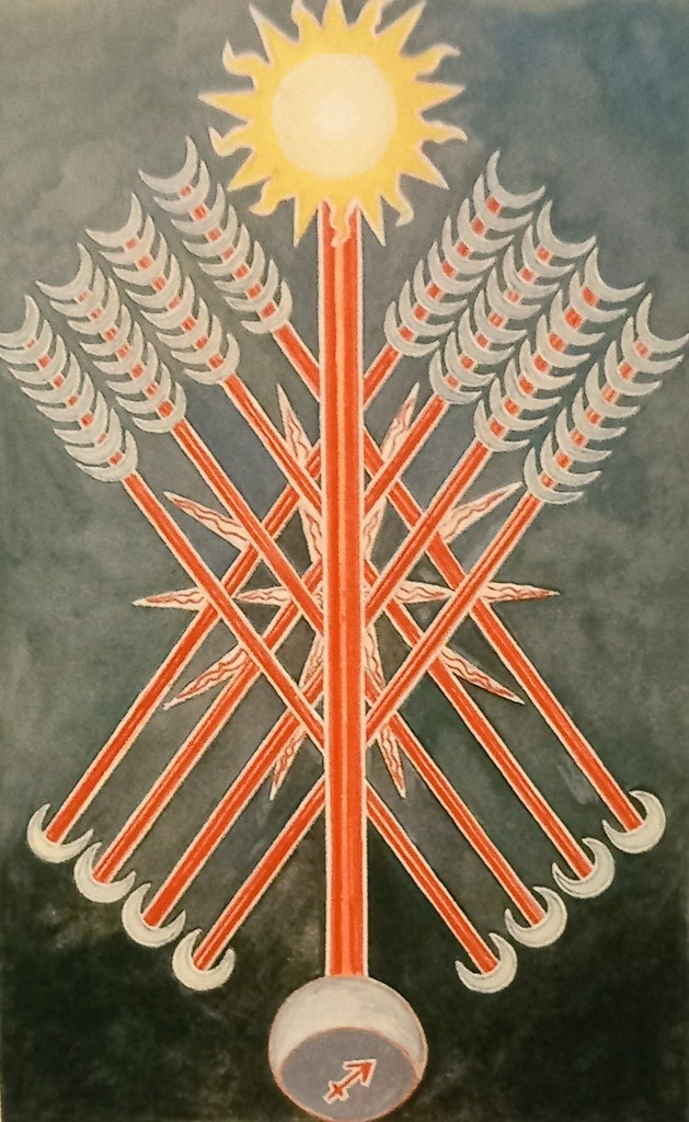 mysticjames1111's tweet photo. 29/09/25
Strength - 9 of Wands
Thoth #Tarot 
Your energy and vitality will return after a period of struggle and perseverance.
#cardreadings https://t.co/72ThLESPxM