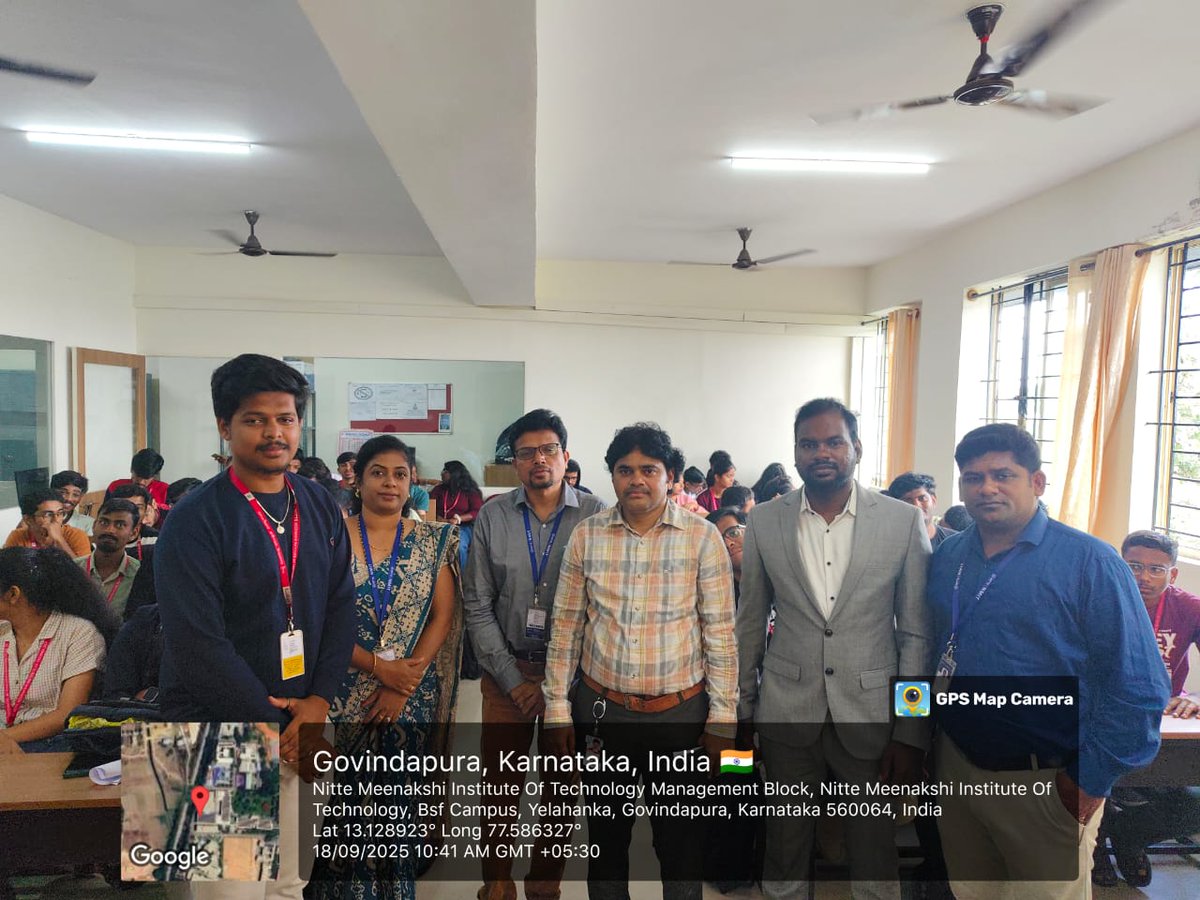k7computing's tweet image. S. Sathiyan, Digital Defence Instructor at K7 Academy, addressed the students of NITTE Meenakshi Institute of Technology at the workshop on The Next Generation of Cybersecurity: Hack the Future. He discussed cybersecurity opportunities and the evolution of cyberthreats.