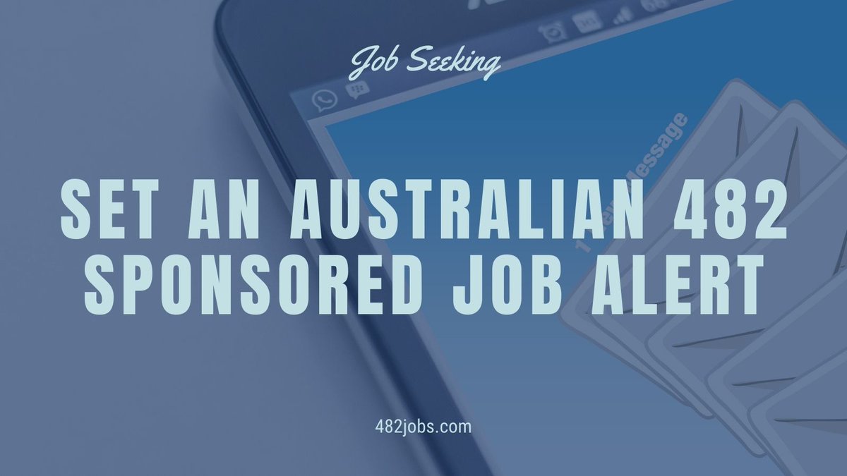 482Jobs's tweet image. 🦘  - bit.ly/4n0hgn1

#australiavisa #guides #jobalert #jobseeking