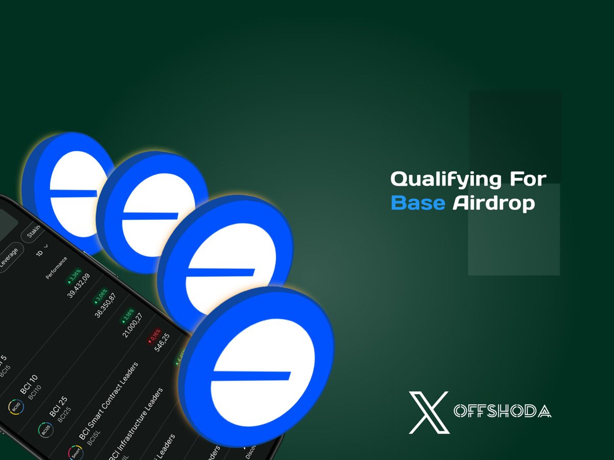 offshoda's tweet image. SIMPLE STEPS TO QUALIFY FOR @base AIRDROP 🪂🪂

Backed by @coinbase / Raised over $500 Million 

AIRDROP CONFIRMED 🪂

A thread 🧵 

7 BIG STEPS

Build • Create • Interact • Rewards

Do like &amp;amp; repost 👇🏾