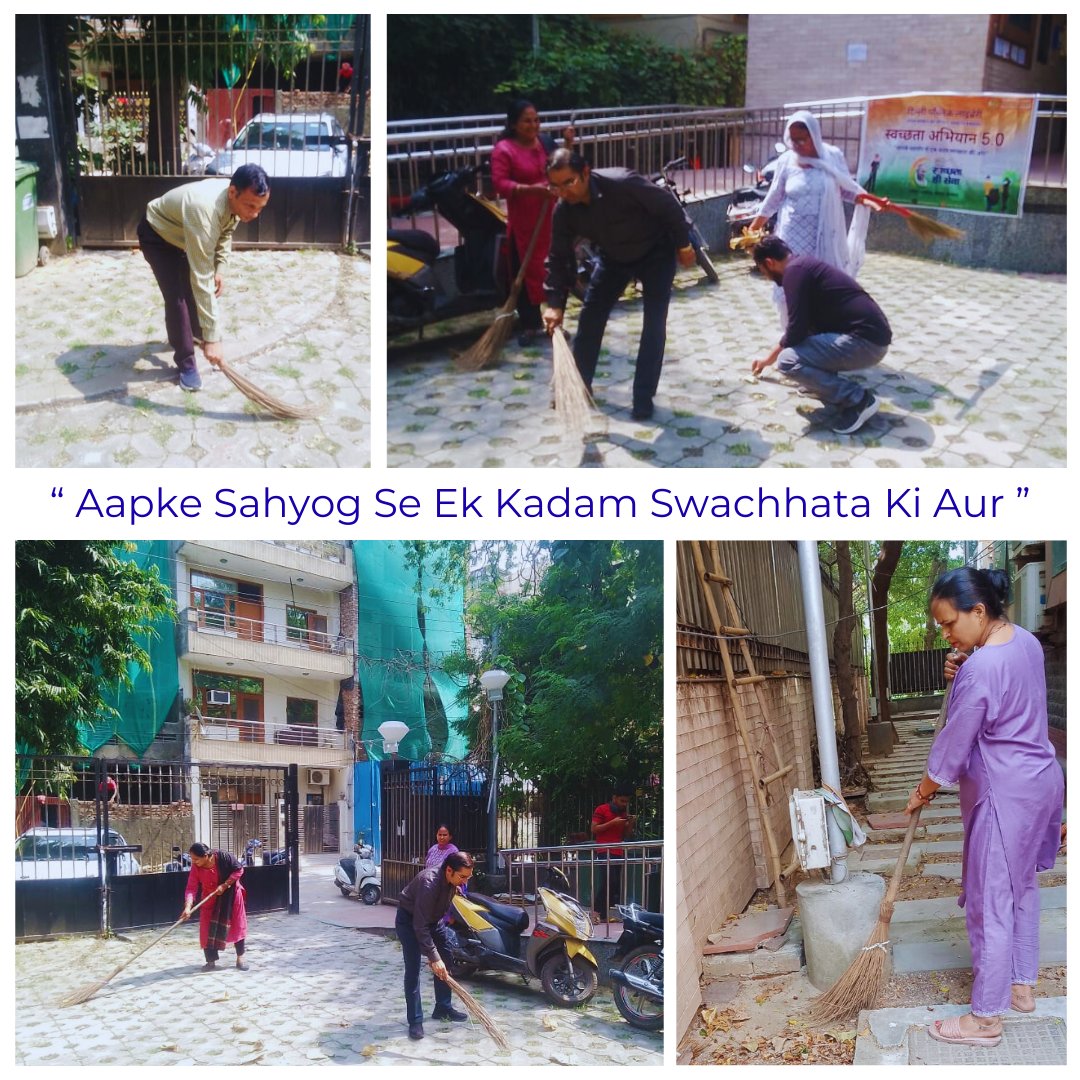 As part of #SwachhataHiSeva, on 25.09.2025 the Delhi Public Library Swachhata Team joined the “Aapke Sahyog Se Ek Kadam Swachhata Ki Aur”. The spirited cleanup promoted hygiene, civic responsibility &amp; environmental stewardship.
#sewaparv #MinistryOfCulture #delhipubliclibrary