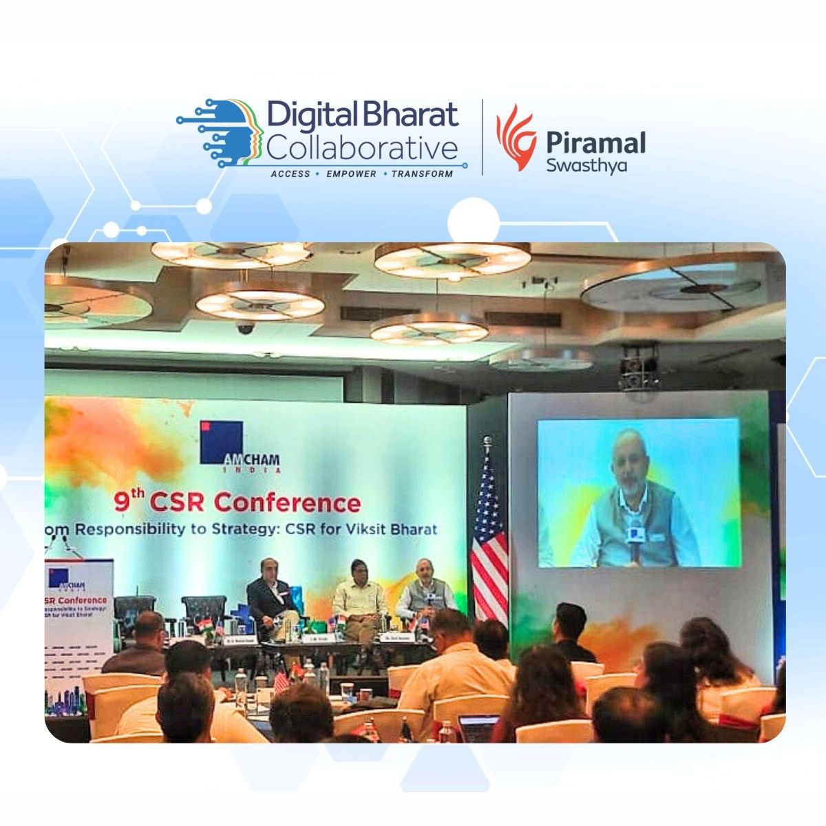 We’re proud to share that our CEO, Ishmeet Singh spoke at <a href="/AmchamIndia/">AMCHAM India</a>'s 9th #CSR Conference, highlighting the need to strengthen state capacity, enable digital readiness, and ensure frontline workers feel empowered. #digitalbharatcollaborative #ViksitBharat #OurShakti