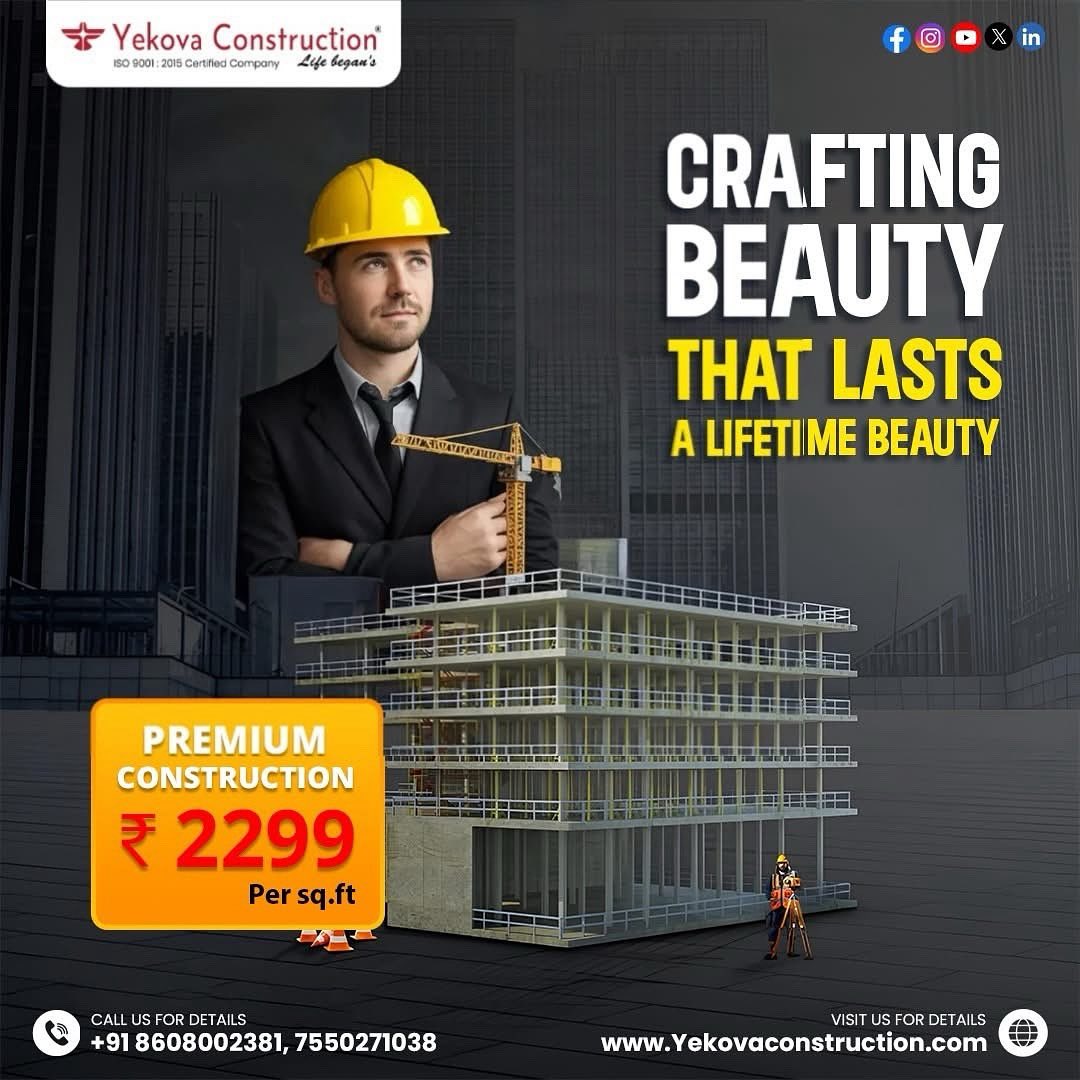 surendarbabu40's tweet image. At Yekova, each build is an investment in your tomorrow.
Reach out to us!
📞086080 02381/+91-7550271038
📩 yekovaconstruction@gmail.com
🌐 yekovaconstruction.com
#property #turnkeyprojects #promoter #contracts #smartcontracts #jointventure #Investment #jointheadventure #rowvilla