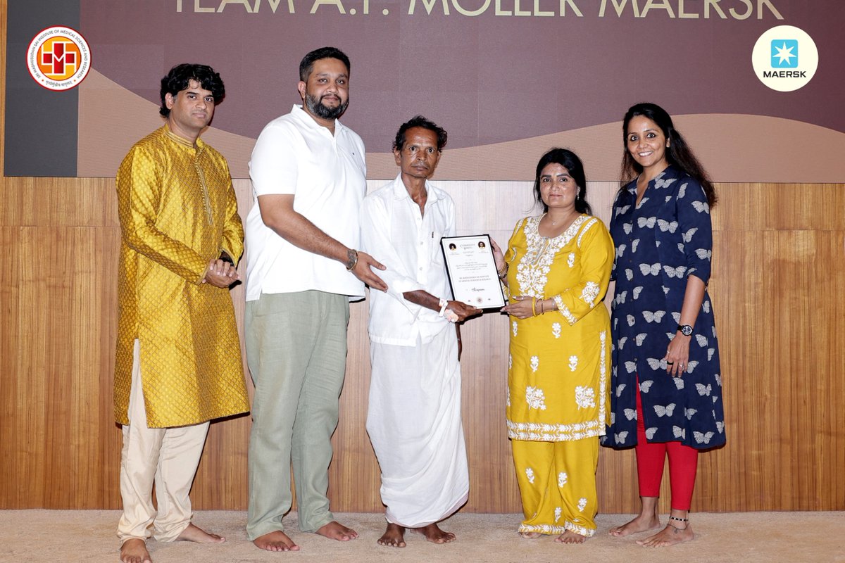 smsimsr01's tweet photo. Team A.P. Moller Maersk joined SMSIMSR for the Gift of Life ceremony, honouring surgical patients’ courage &amp; resilience. 

A step towards universal healthcare &amp; continued compassionate care. 

#GiftOfLife #PatientResilience #UniversalHealthcare #SMSIMSR https://t.co/ZYPWzHRMaa