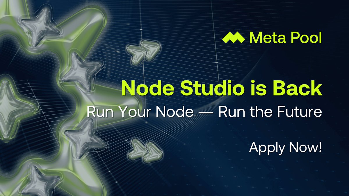 Running a <a href="/NEARProtocol/">NEAR Protocol</a> node might sound complex, but it’s actually easier than you think.

🚀 Node Studio Cohort 2 is now open!
🗓️ Applications close Oct 24
🎯 60 slots | 2.52M $NEAR | 1-year program. Details here thread 🧵👇