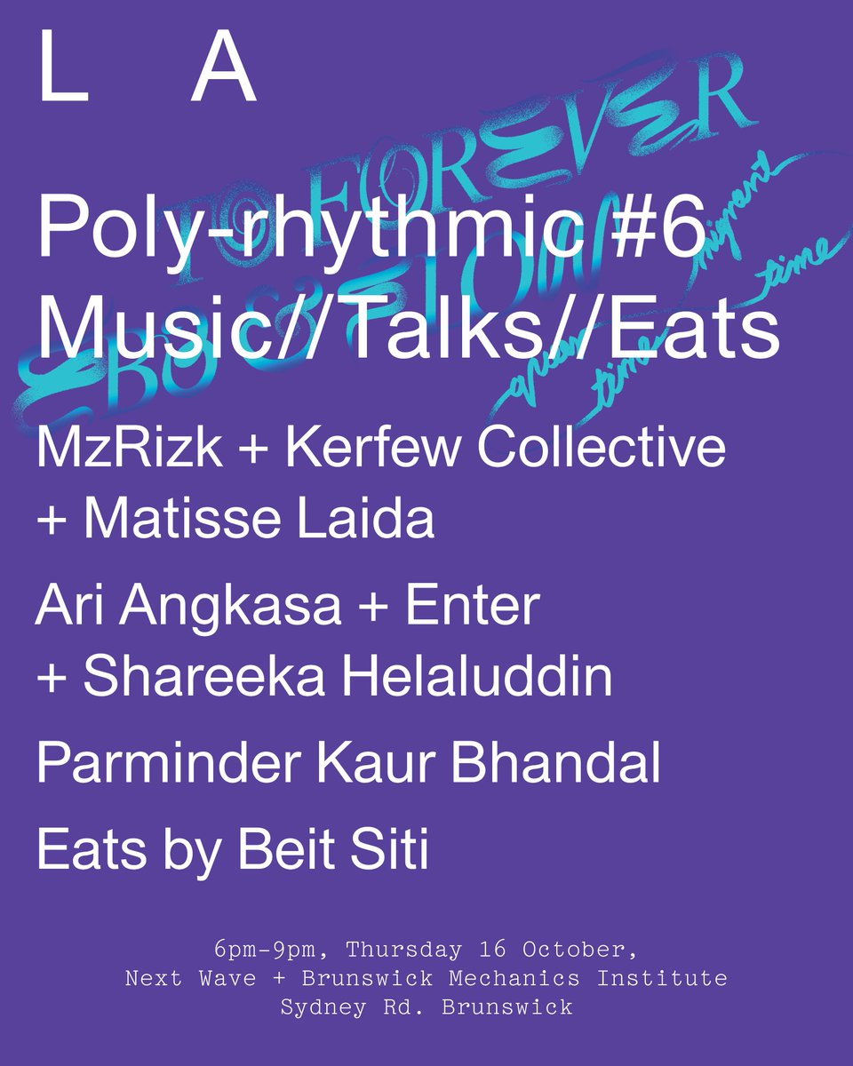 Get tickets events.humanitix.com/poly-rhythmic-…