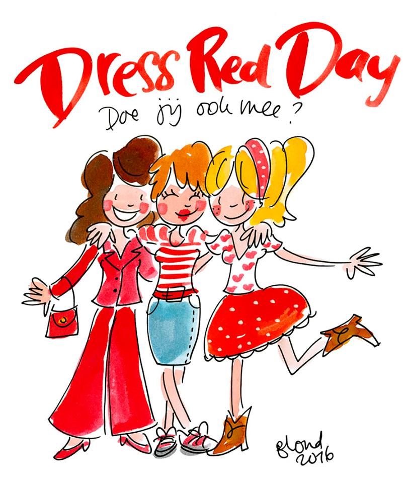 Draag rood voor de vrouwen met hart en vaatziekten.