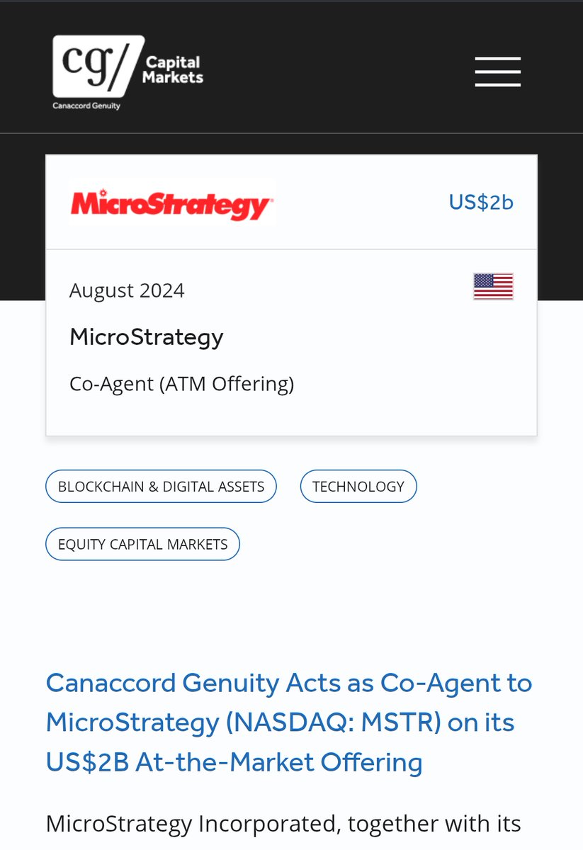 Delighted to welcome <a href="/CG_Driven/">Canaccord Genuity</a> as broker for <a href="/bitcoinhodlco/">B HODL</a> .

Reckon they might have some useful experience here....
