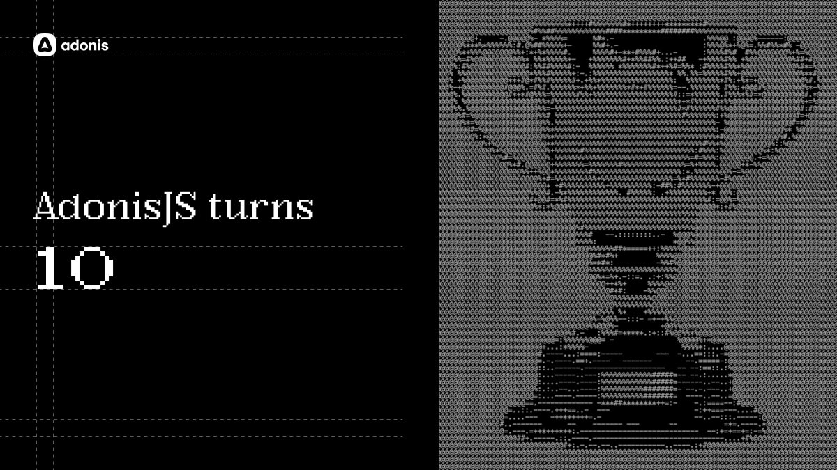 adonisframework's tweet image. AdonisJS has been around for a decade now 🎉

From a humble idea to a modern, debt‑free framework, thanks to a passionate community pushing it forward.

Read more about the journey &amp;amp; what comes next 👇

adonisjs.com/blog/a-decade-…