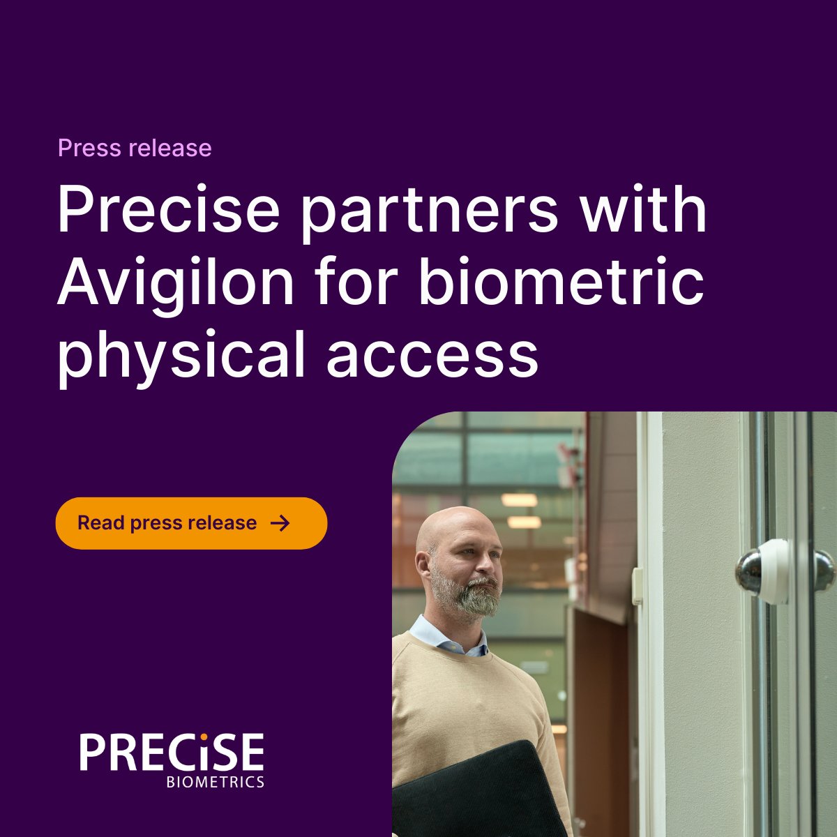 PBiometrics's tweet image. Precise partners with Avigilon to enhance biometric physical access control. Precise Access – our biometric physical access solution is now integrated into Avigilon’s security suite.
precisebiometrics.com/media-and-news…

#Precise #Biometrics #Cybersecurity #PhysicalAccess #YOUarethekey