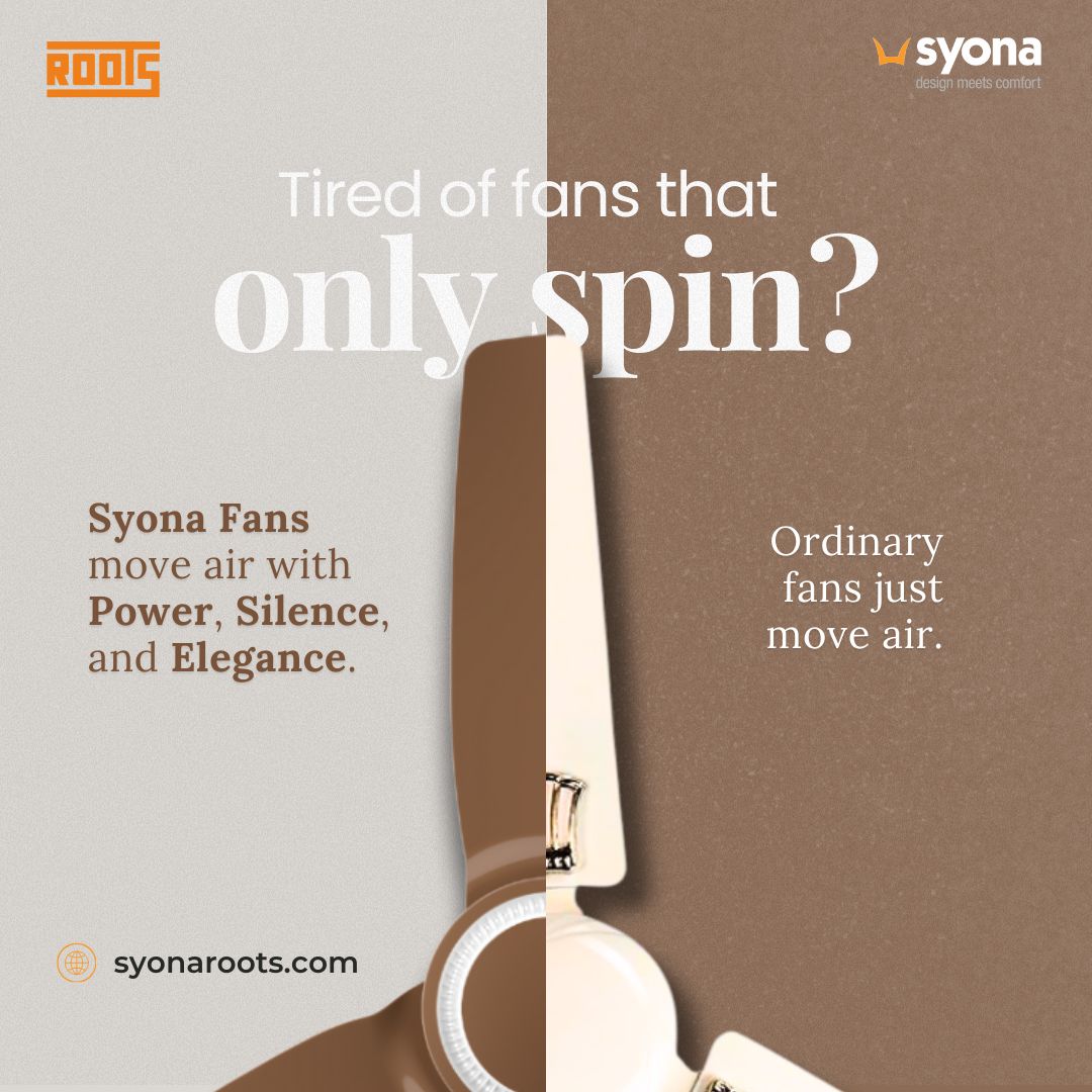 SyonaFans's tweet image. Not all fans are the same! 🌬️
While ordinary fans only move air, Syona Hush Fans go a step further — delivering silent airflow, precision engineering, and uncompromised safety. ✅✨

#SyonaHushFans #SilentCooling #PrecisionAirflow #SafeAndReliable