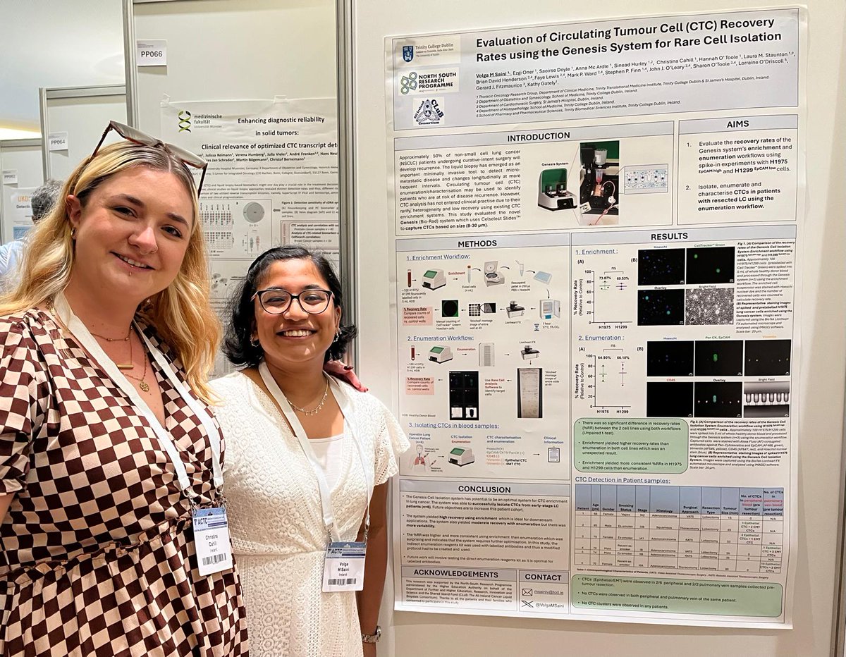 VolgaMSaini's tweet image. I had a great time attending and presenting at #ACTC25 in Thessaloniki! All possible due @C_CahillTCD,  @oner_ez  and @kathygately1 for their constant support and guidance along with TORG lab and @CluB_Cancer1 ! Thanks to @hea_irl  for funding.