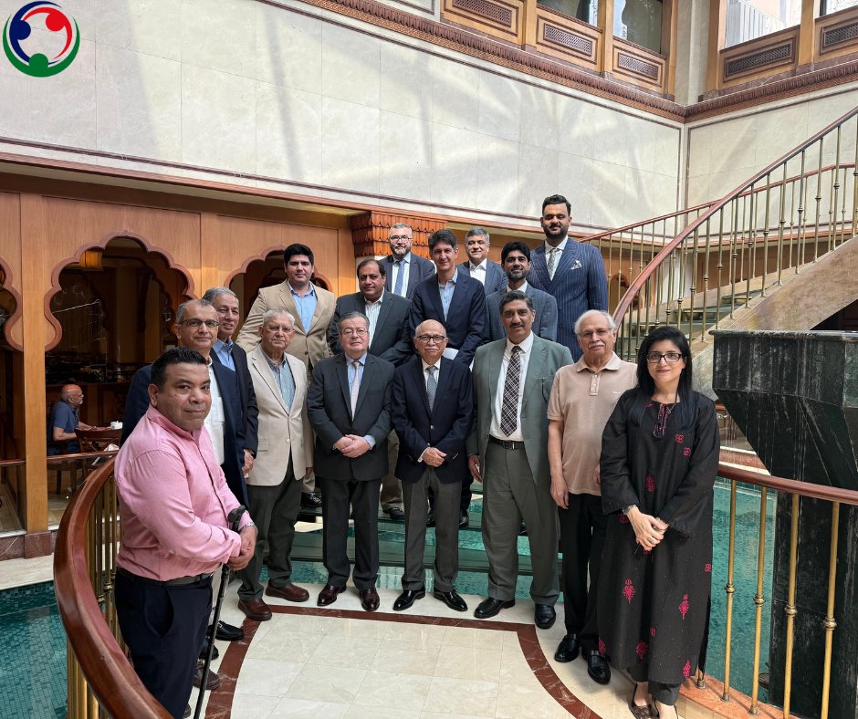 PFBAPakistan's tweet photo. PFBA hosted a distinguished Breakfast Event at Avari Hotel Lhr, hosted by Mr. Shaukat Hassan. Key dignitaries, including H.E. Nicolas Galey, 🇫🇷 to 🇵🇰, &amp; French officials, emphasized strengthening economic &amp; cultural ties. A great platform for dialogue, networking, &amp; collaboration https://t.co/g6TtXuGRDE