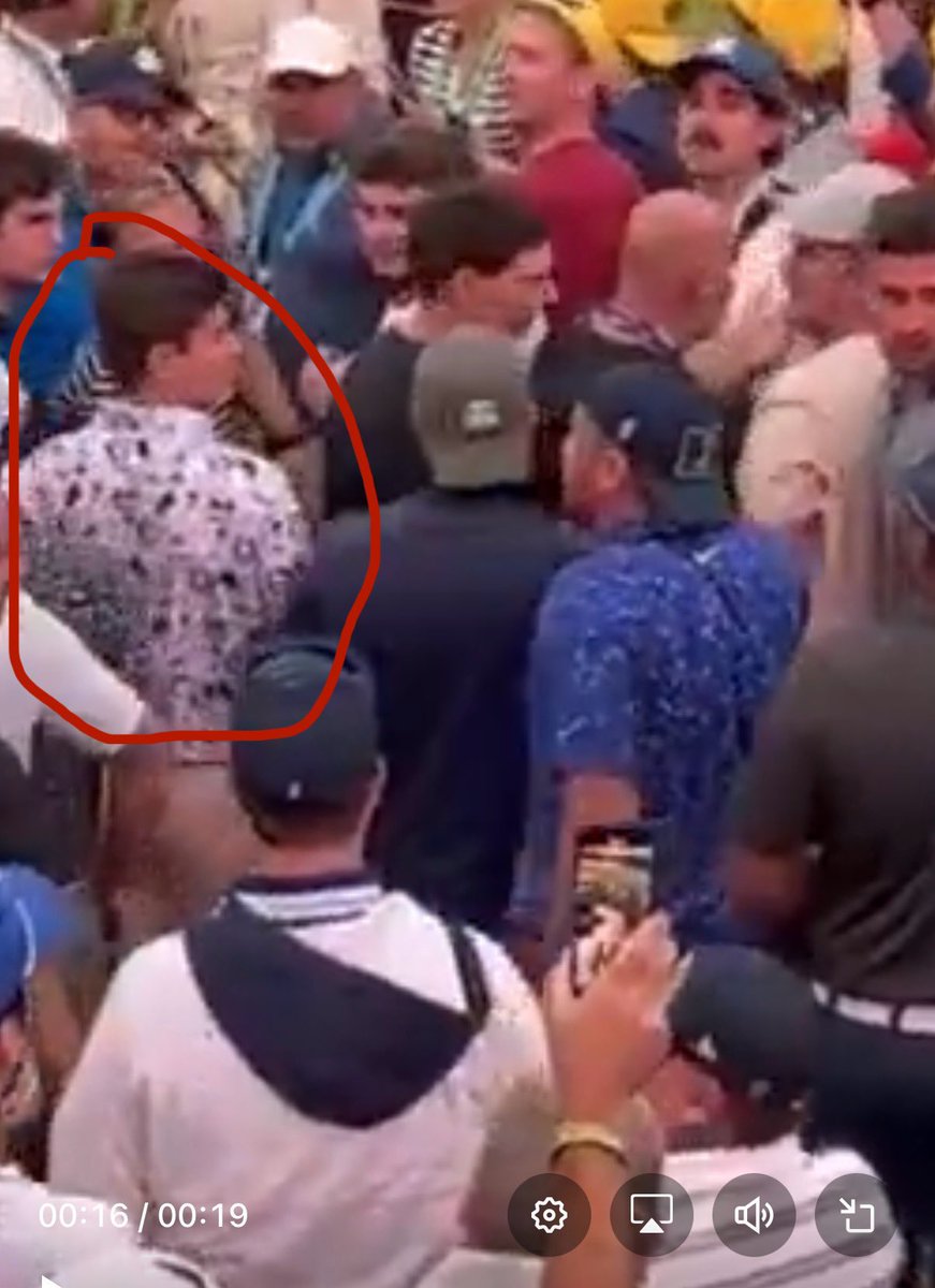 NagyBurner's tweet photo. @DavisGregson @dylan_dethier Agreed. In the alternate footage, I paused it when the hand hit the can and you can see a small portion of the sleeve which appears to be a white/purplish hue https://t.co/6hgG65Oi4v