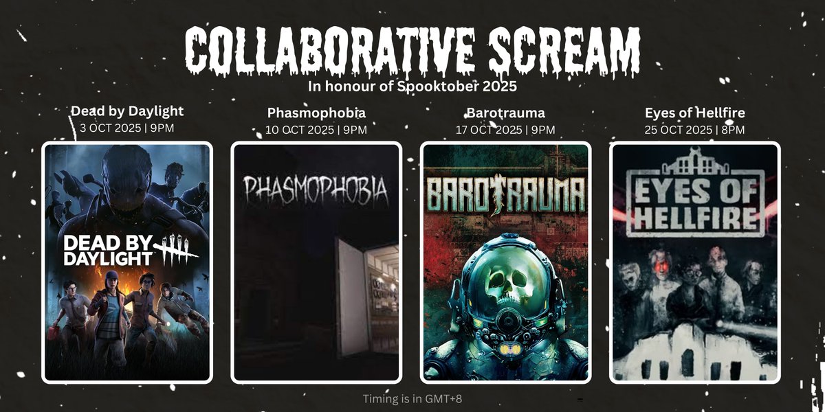 meowduin's tweet photo. Spooktober draws near and the restless dead stir. Join us in a Collaborative Scream, where cursed trials shall haunt us through the month. 

https://t.co/Kse1FZ9mZZ https://t.co/joKxwkUStn