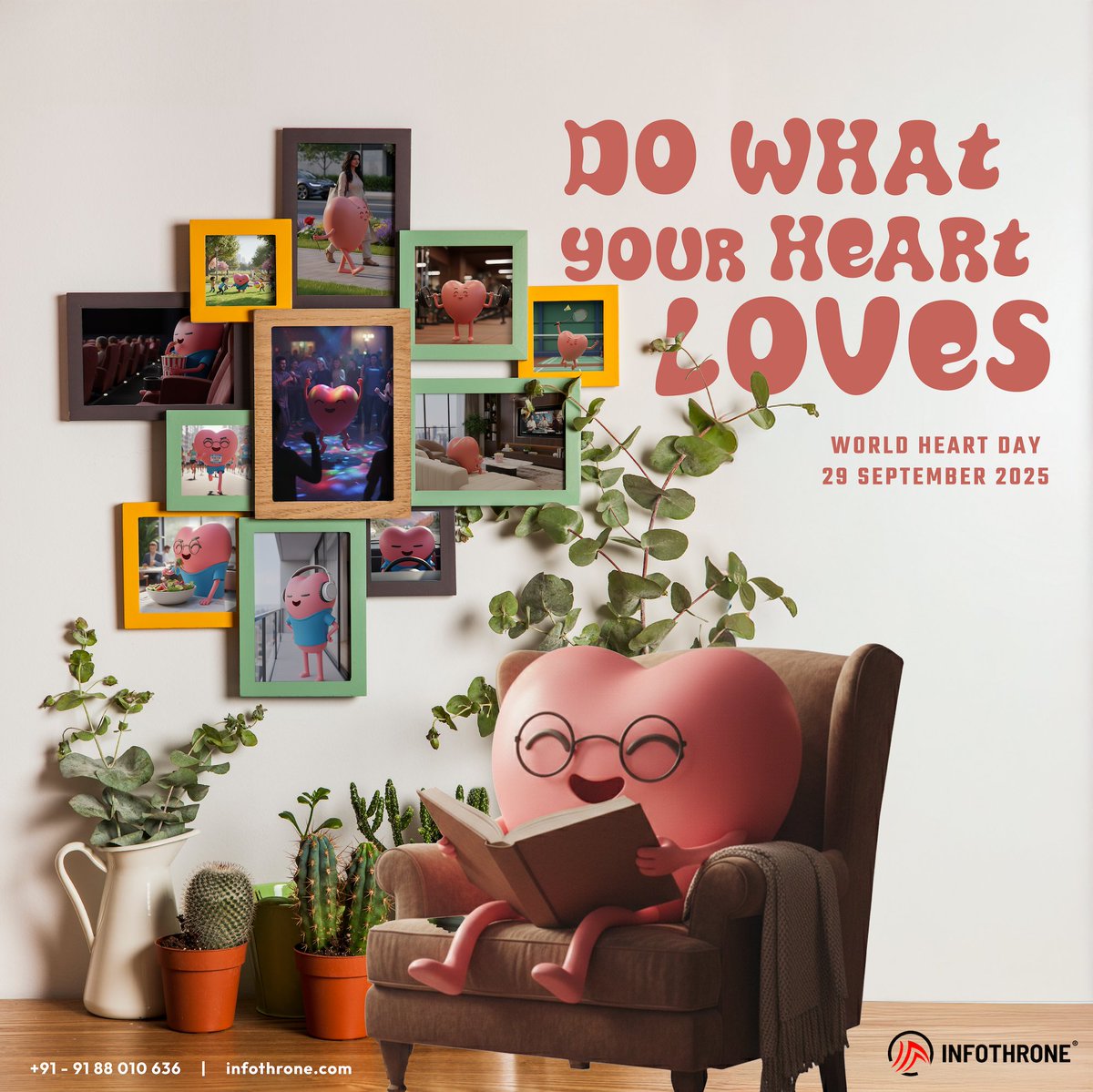 infothrone's tweet photo. Your heart works hard for you every day. Show it some #love in return! On #WorldHeartDay, let's commit to a healthier #lifestyle that's also full of #joy. Get #moving, #eat well, and prioritize your well-being. Because a #healthy heart is a #happy #heart.

#HeartDay #Health #Life https://t.co/tkunv0y8kA