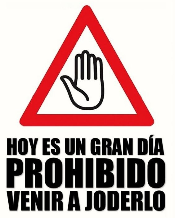 ¡Buenos días de lunes!

Todos los días tienen algo bueno: sólo hay que saber buscarlo. El de hoy no sé si va a ser grande, pero, desde luego, no voy a ser yo la que deje que tú, tú, tú e incluso tú vengas a fastidiarlo.

Café y relax, que hoy no se trabaja.