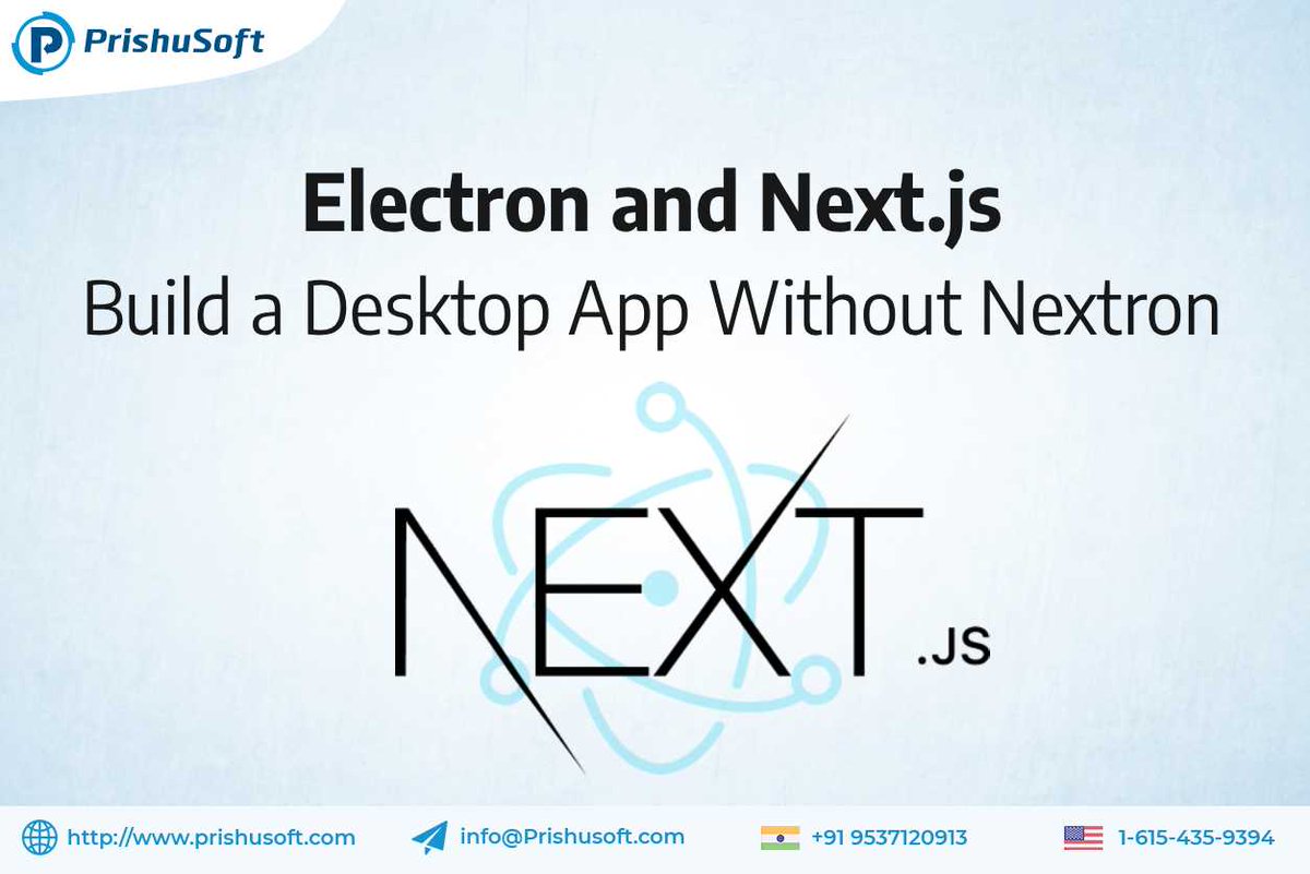 Prishusoft's tweet image. Want to build a desktop app using Next.js without relying on Nextron?

Dive into our step-by-step guide: Electron + Next.js: Build a Desktop App Without Nextron
prishusoft.com/blog/electron-…

In this tutorial, we walk through:
• Setting up Next.js + Electron
•Writing the main &amp;amp;…