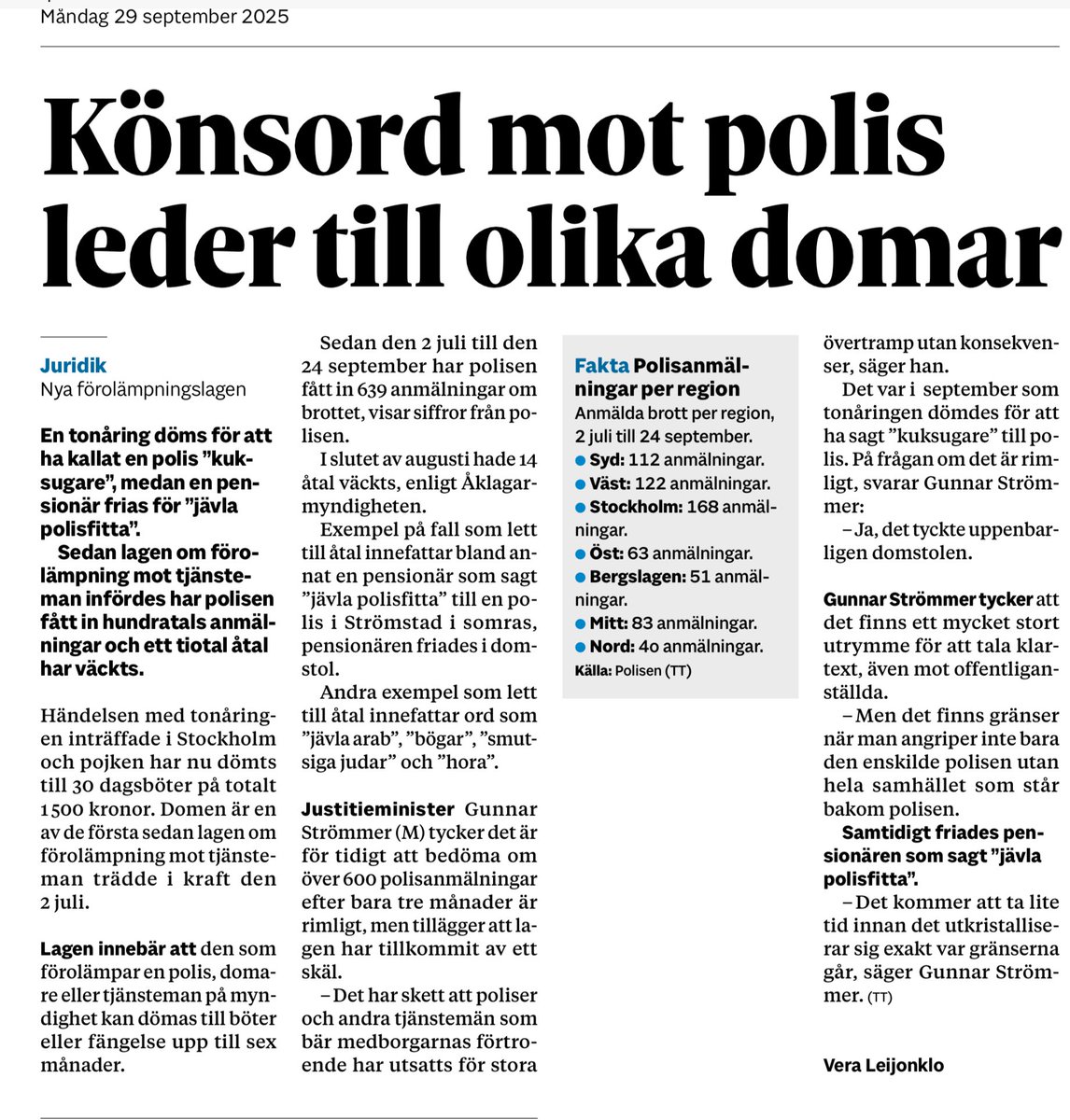 Intervenienten1's tweet image. Över 600 anmälningar på tre månader. Vad är det för ynkliga gnällspikar till poliser?