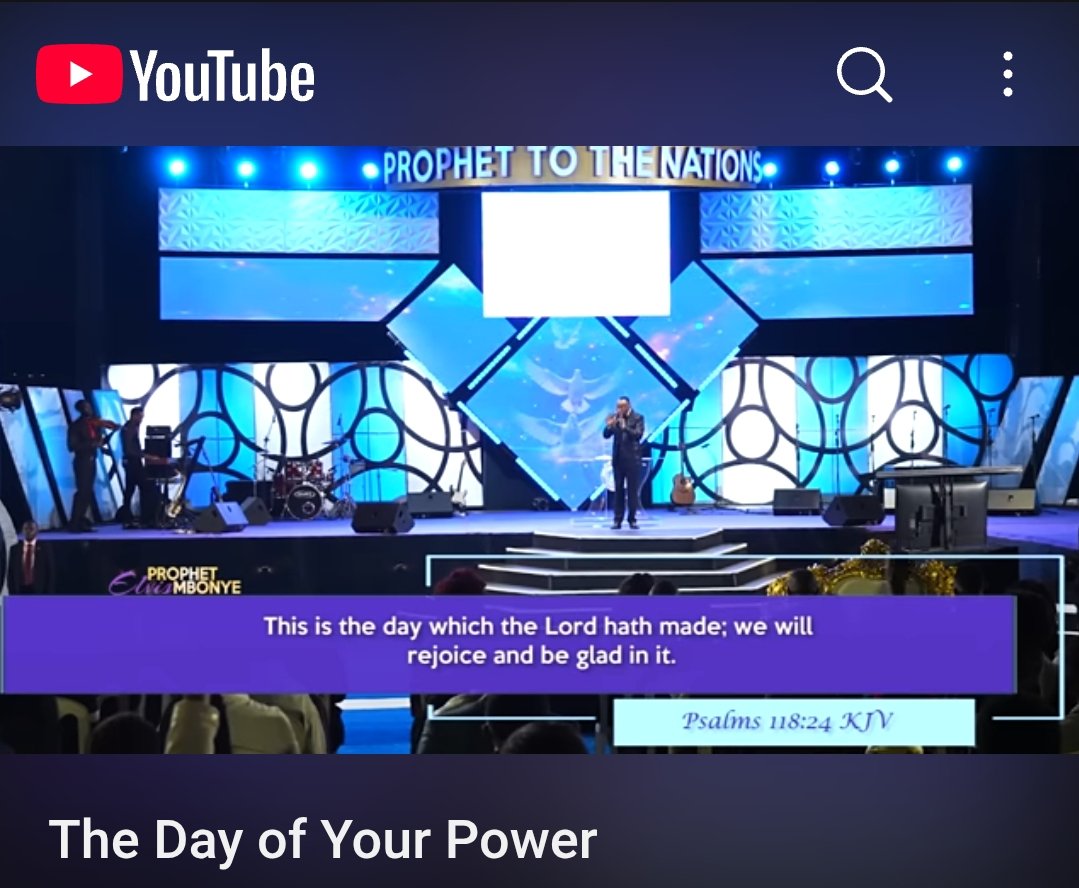 When the Lord shapes a day, determines it by the Spirit of Prophecy, whatever man does or intends to do doesn't matter. You cross into a day where the Spirit of Prophecy has pre-determined to make u the most significant part of the day.
youtu.be/X12oXkA2qsw?si…
#ProphetElvisMbonye