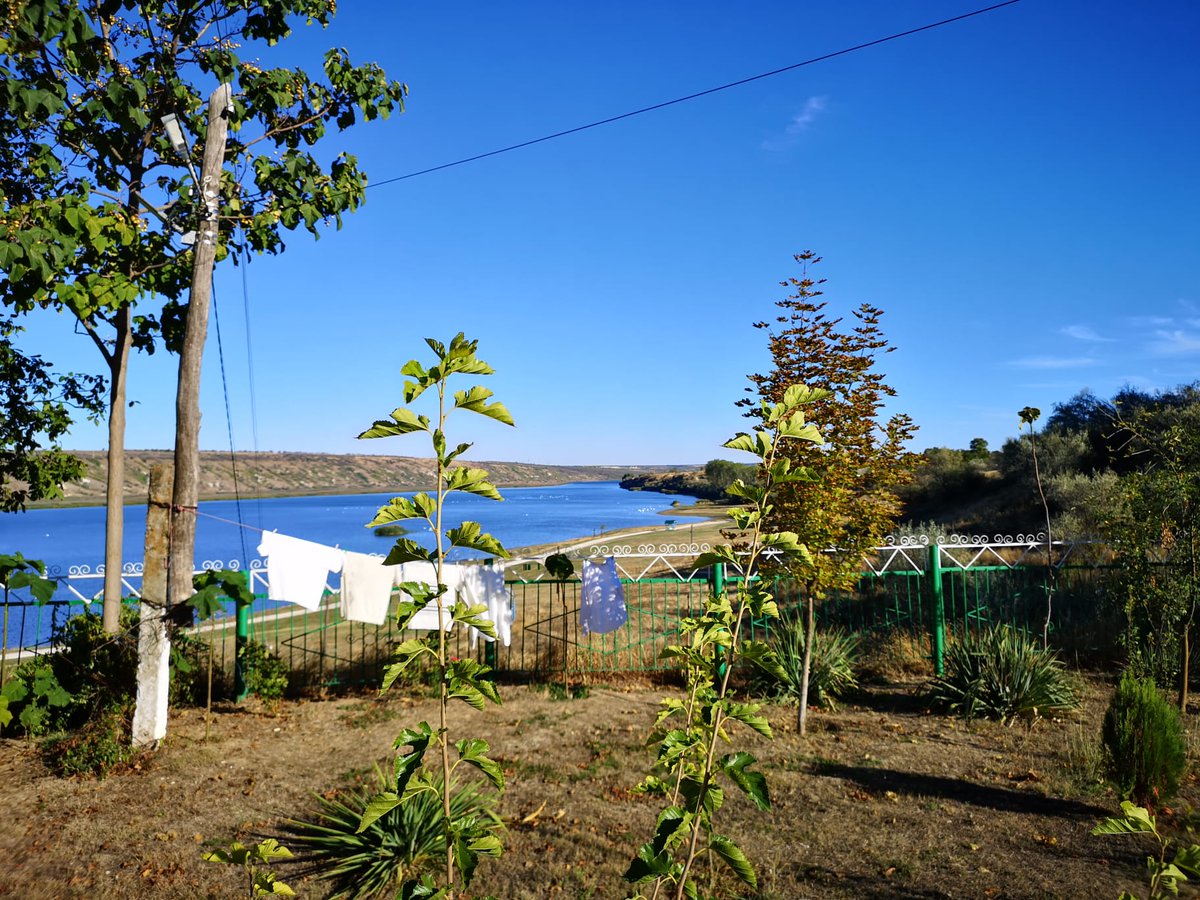 The sun is shining bright over #Moldova. Here with a clear view over the Dniestr river.