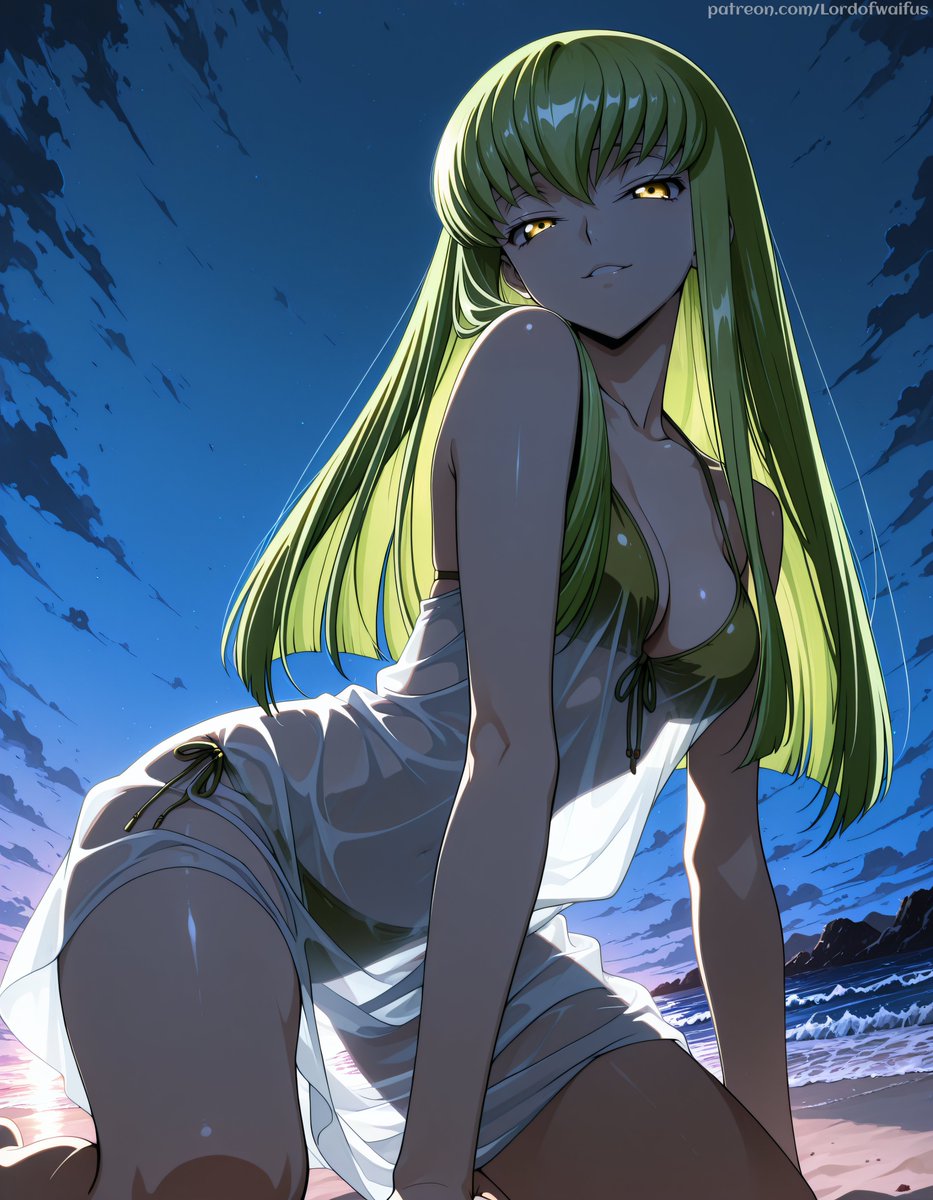 lordofwaifusart's tweet image. C.C. 💚💚
#codegeasscc #cc #codegeass