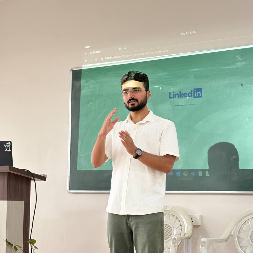 joshsoftware's tweet image. At Josh Software, we take pride in contributing to the future of tech by inspiring young minds.

Our very own Abhishek Dhondalkar recently conducted a hands-on session on “Emerging Trends in IT and Placement Preparation” at Tuljaram Chaturchand College of Arts, Science and…